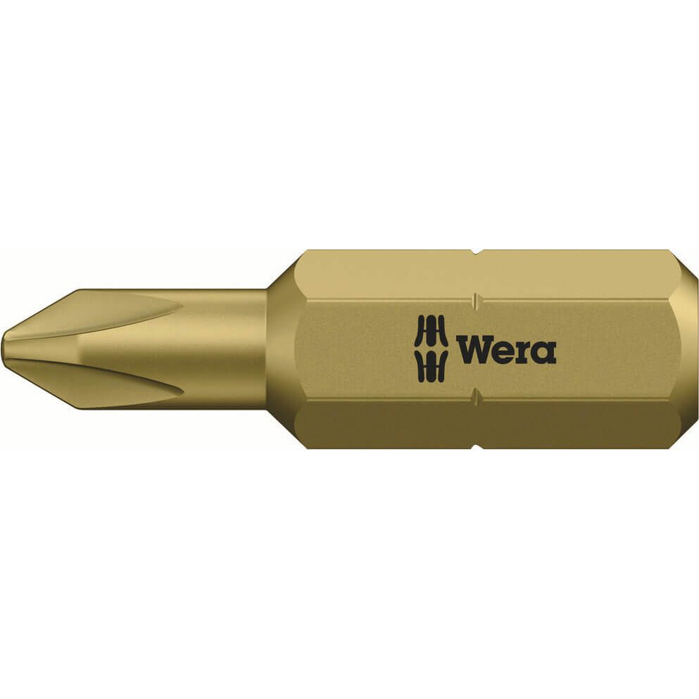 Photo of Wera 851/1 Rh Extra Hard Reduced Shank Phillips Screwdriver Bits Ph1 25mm Pack Of 1