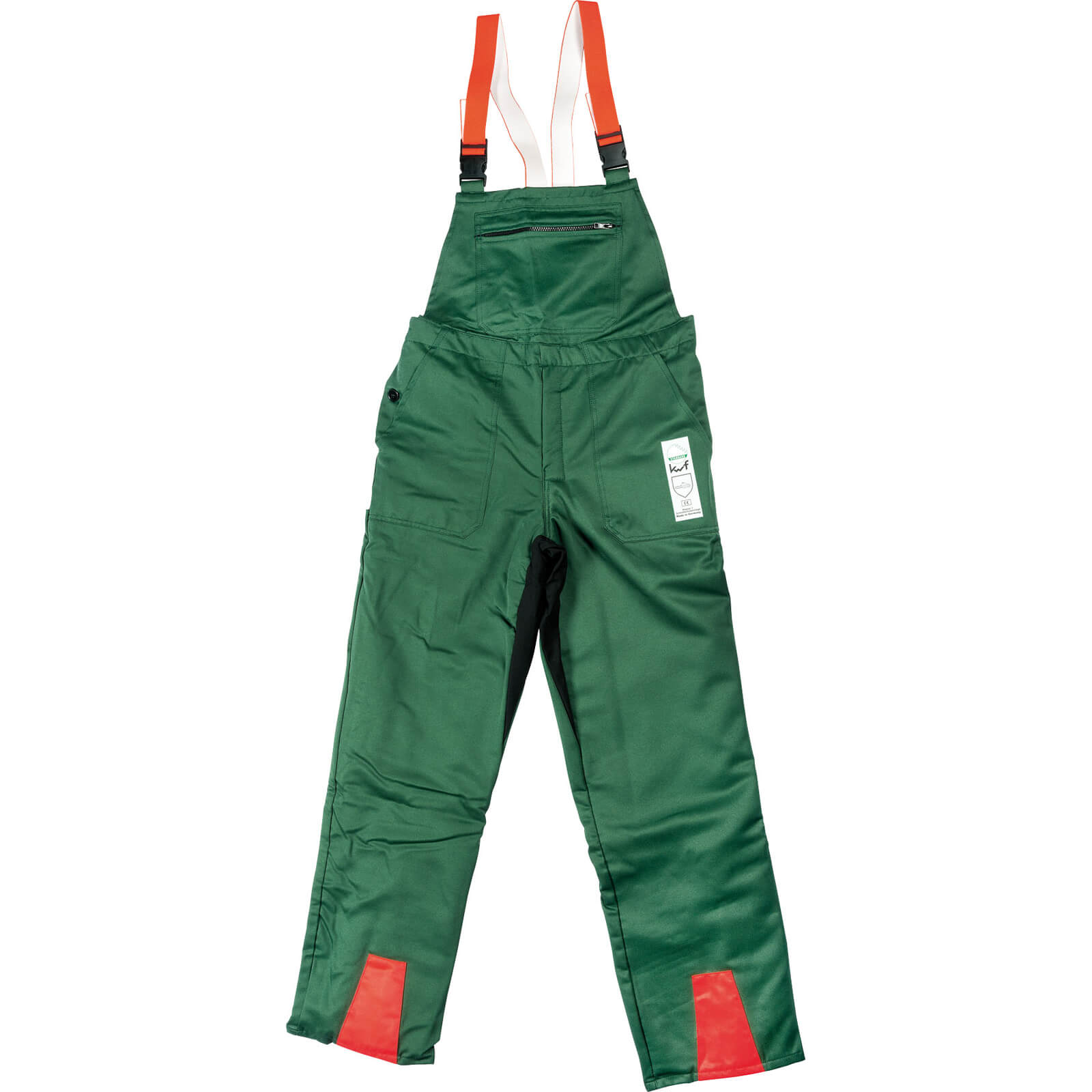 Photo of Draper Expert Chainsaw Trousers Green / Orange L