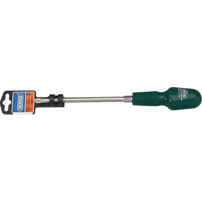 Photo of Draper Cabinet Pattern Pozi Screwdriver Pz3 150mm