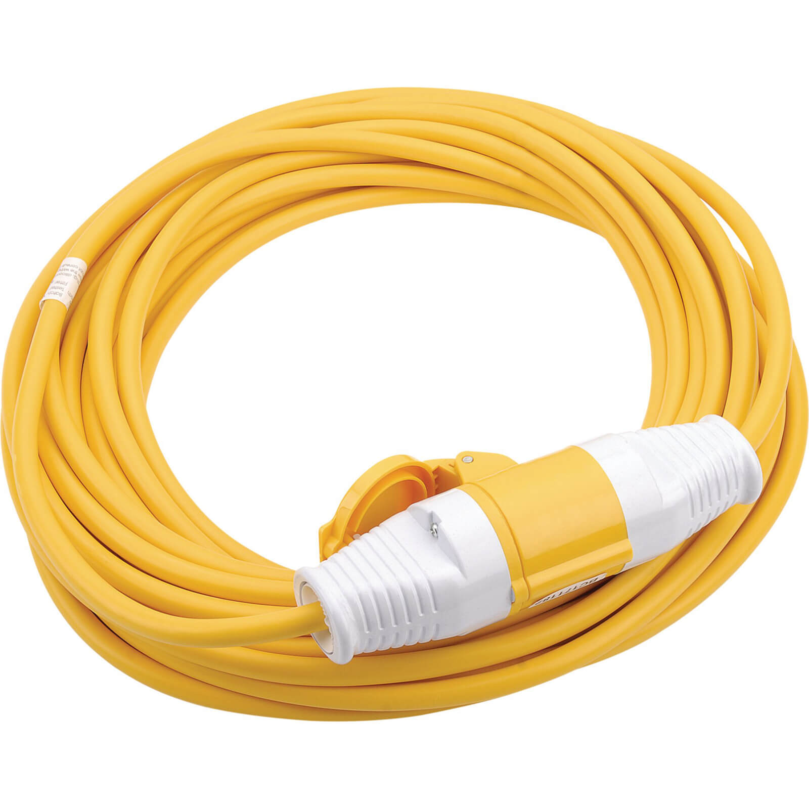 Photo of Draper Extension Trailing Lead 32 Amp 2.5mm Yellow Cable 110v 14m