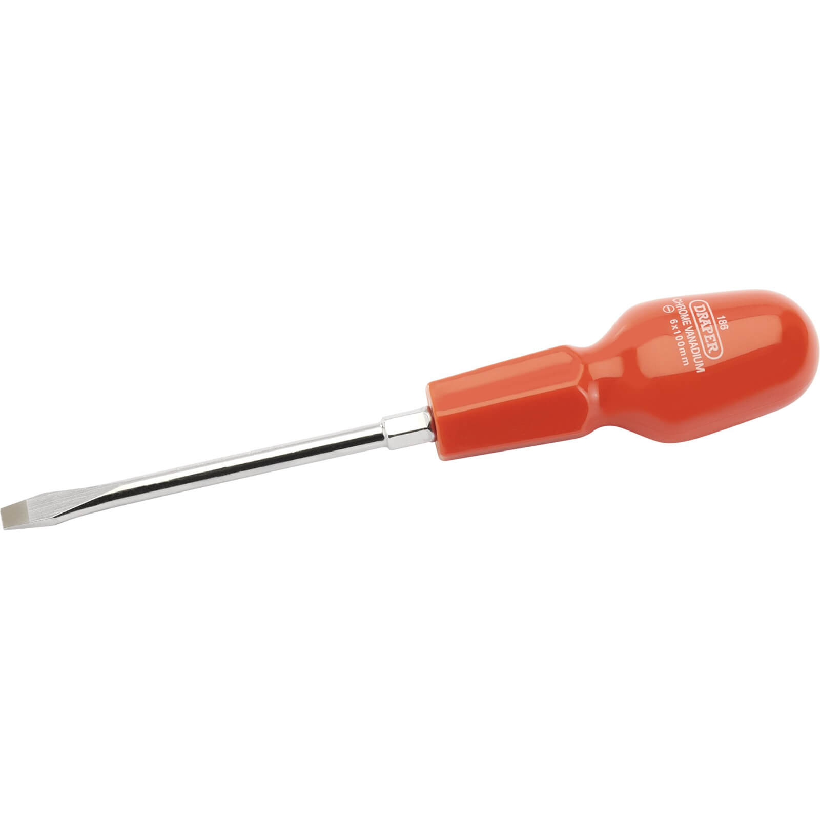 Photo of Draper Flared Slotted Screwdriver 6mm 100mm