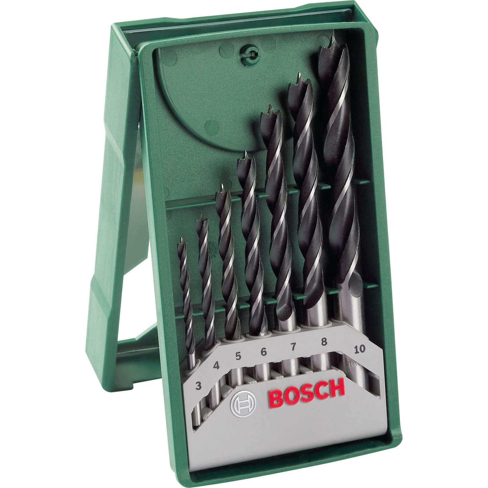 Photo of Bosch 7 Piece Mini X Line Brad Point Wood Drill Bit Set