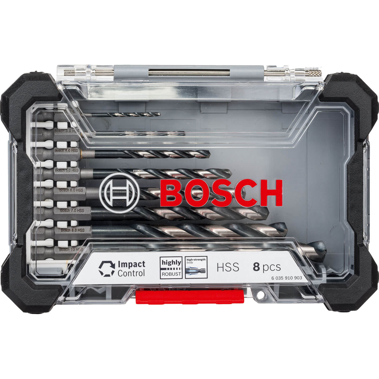 Photo of Bosch 8 Piece Impact Control Metal Drill Bit Set