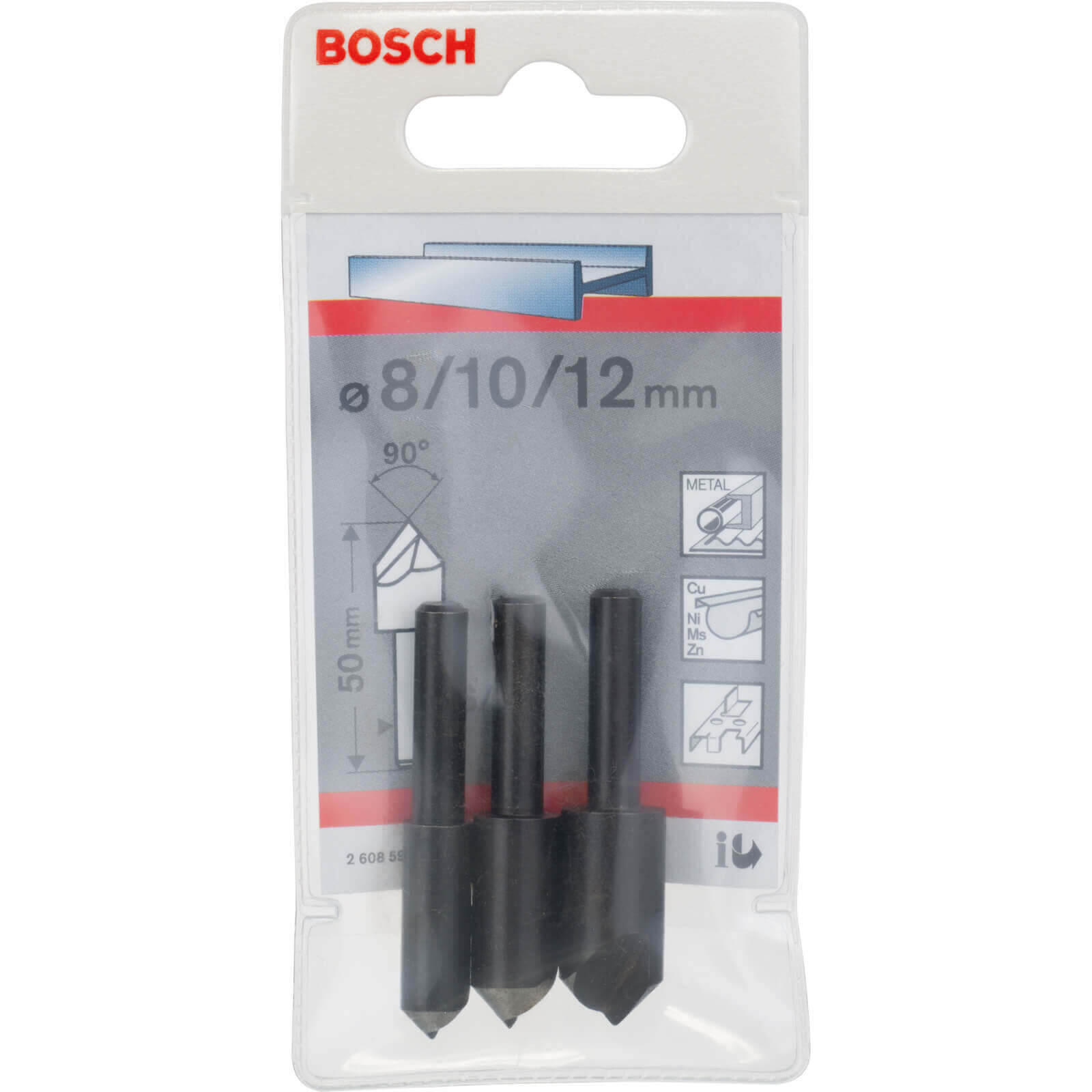 Photo of Bosch 3 Piece Countersink Bit Set