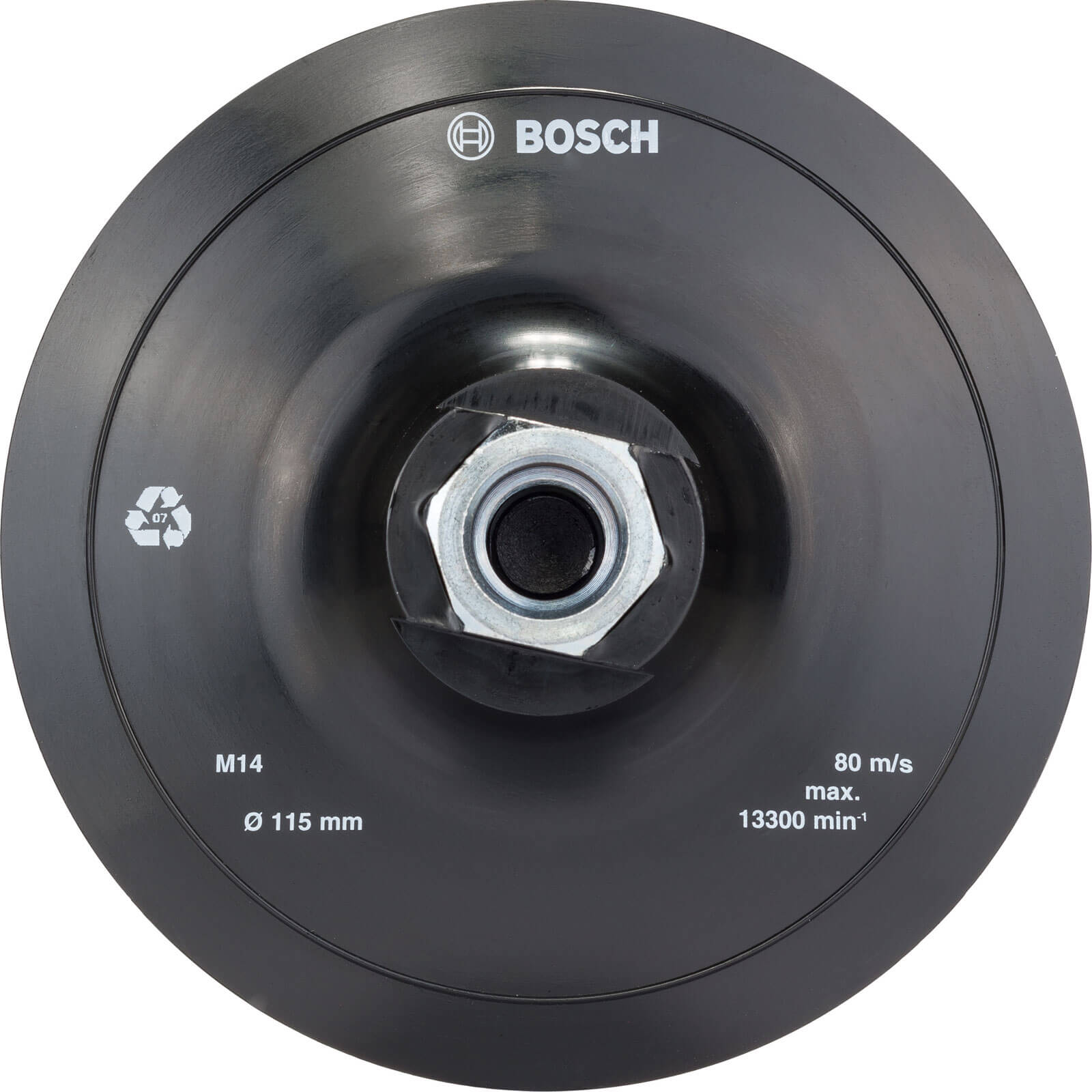 Photo of Bosch Hook & Loop Angle Grinder Backing Pad 115mm