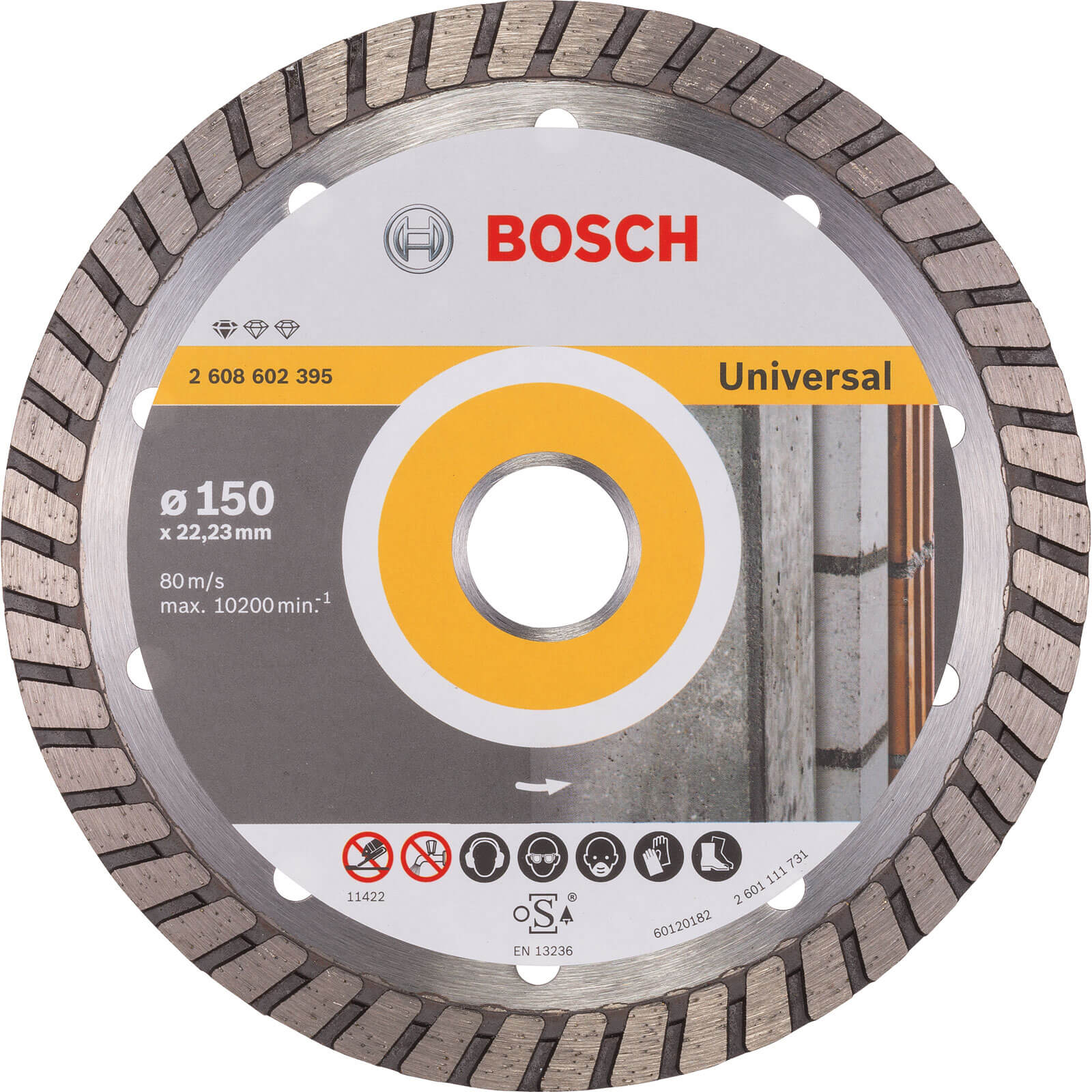 Photo of Bosch Standard Universal Cutting Diamond Disc 150mm