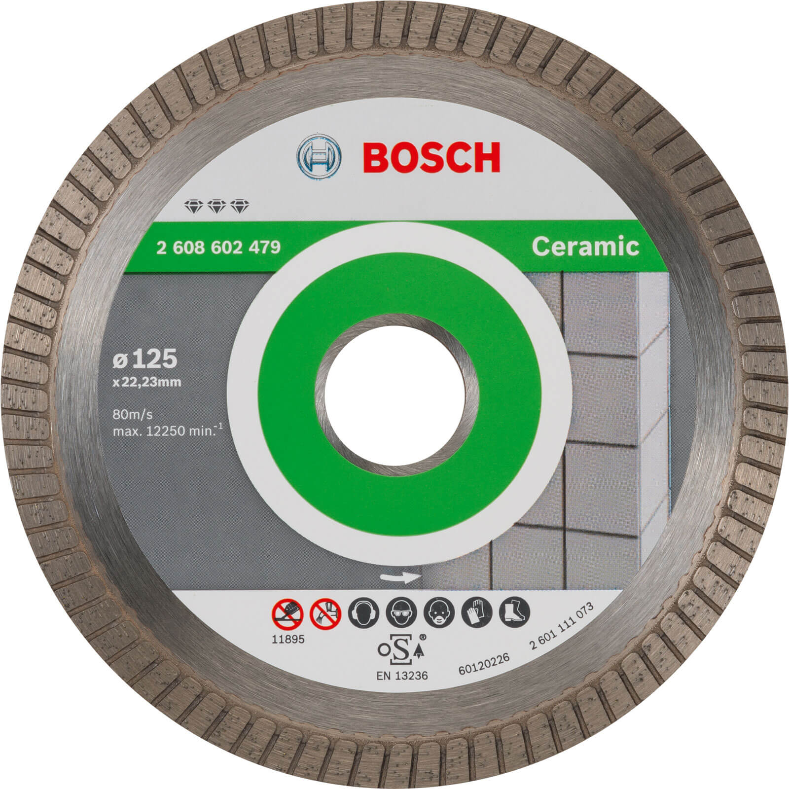 Photo of Bosch Best Extraclean Turbo Diamond Disc For Ceramics 125mm