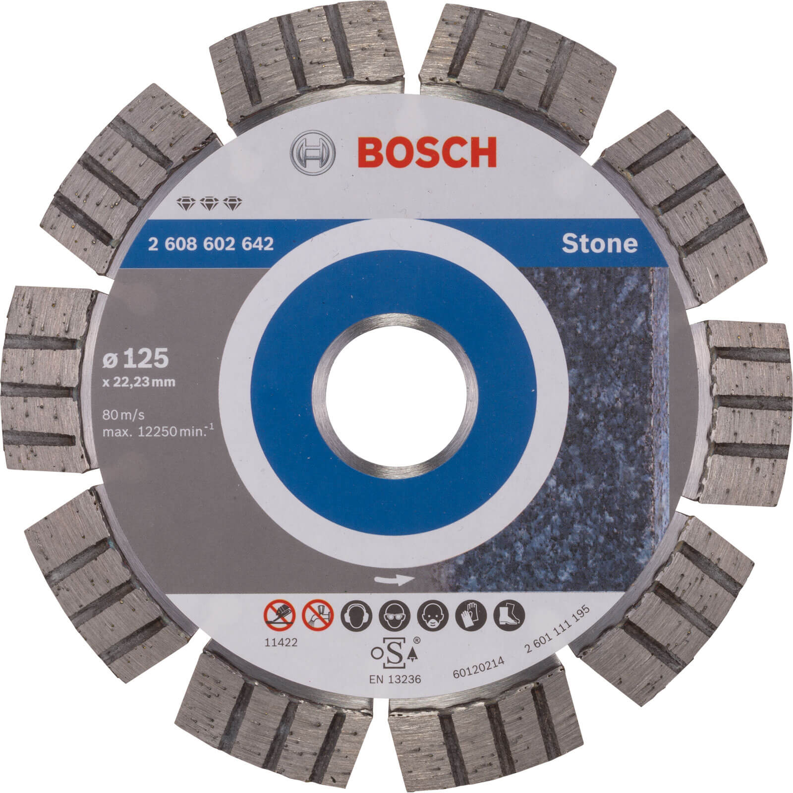 Photo of Bosch Best Stone Diamond Cutting Disc 125mm