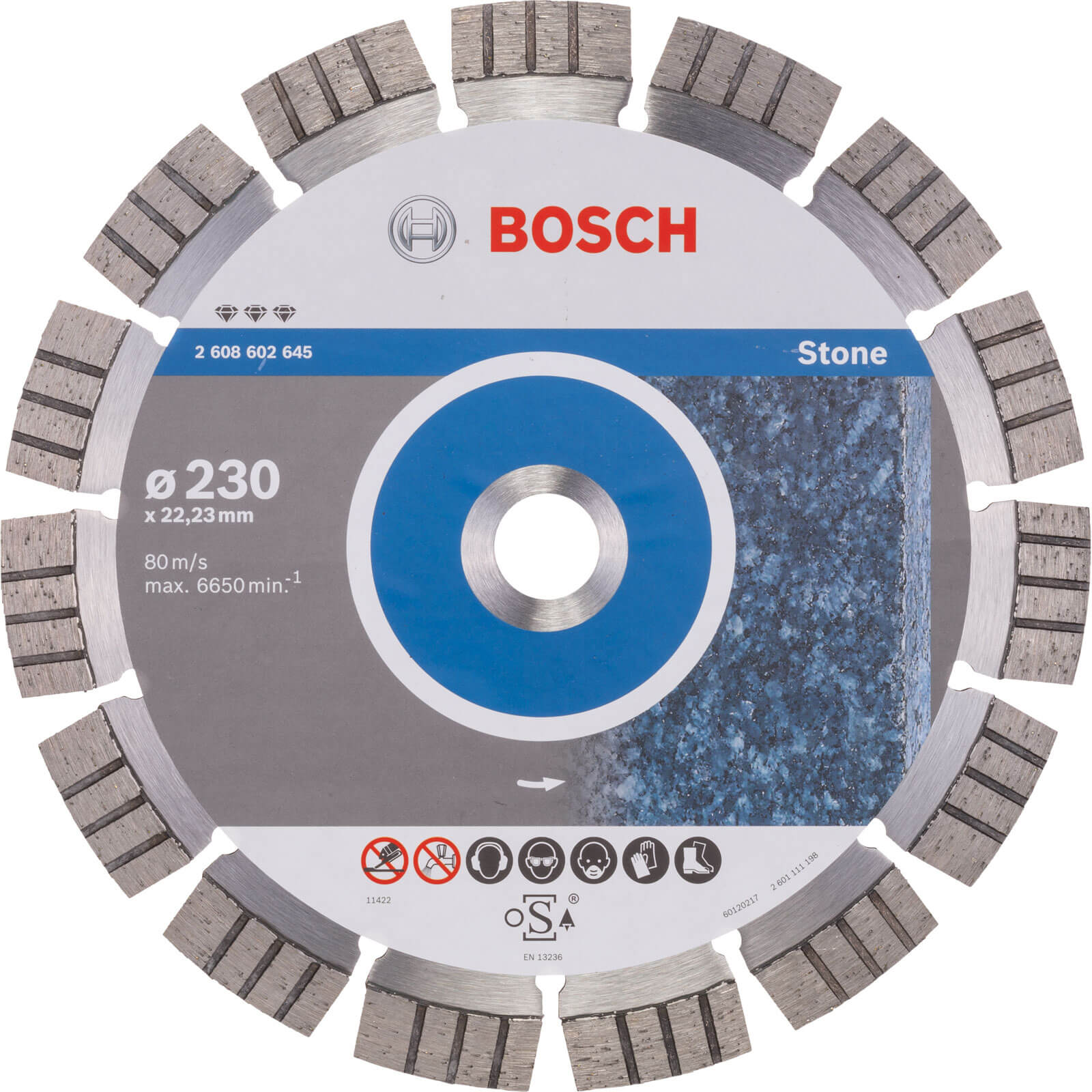 Photo of Bosch Best Stone Diamond Cutting Disc 230mm