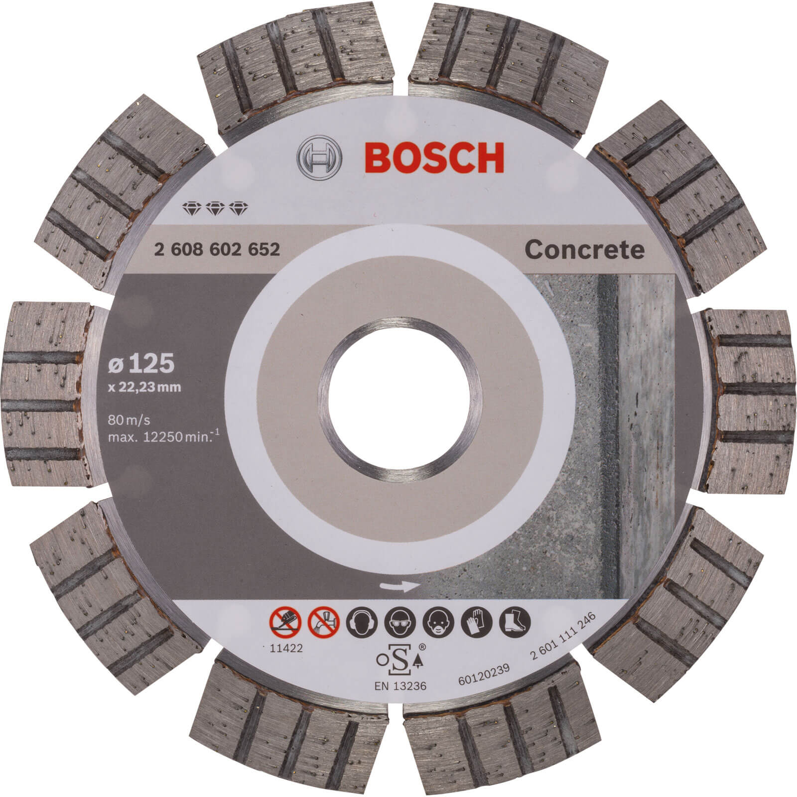 Photo of Bosch Best Concrete Diamond Cutting Disc 125mm