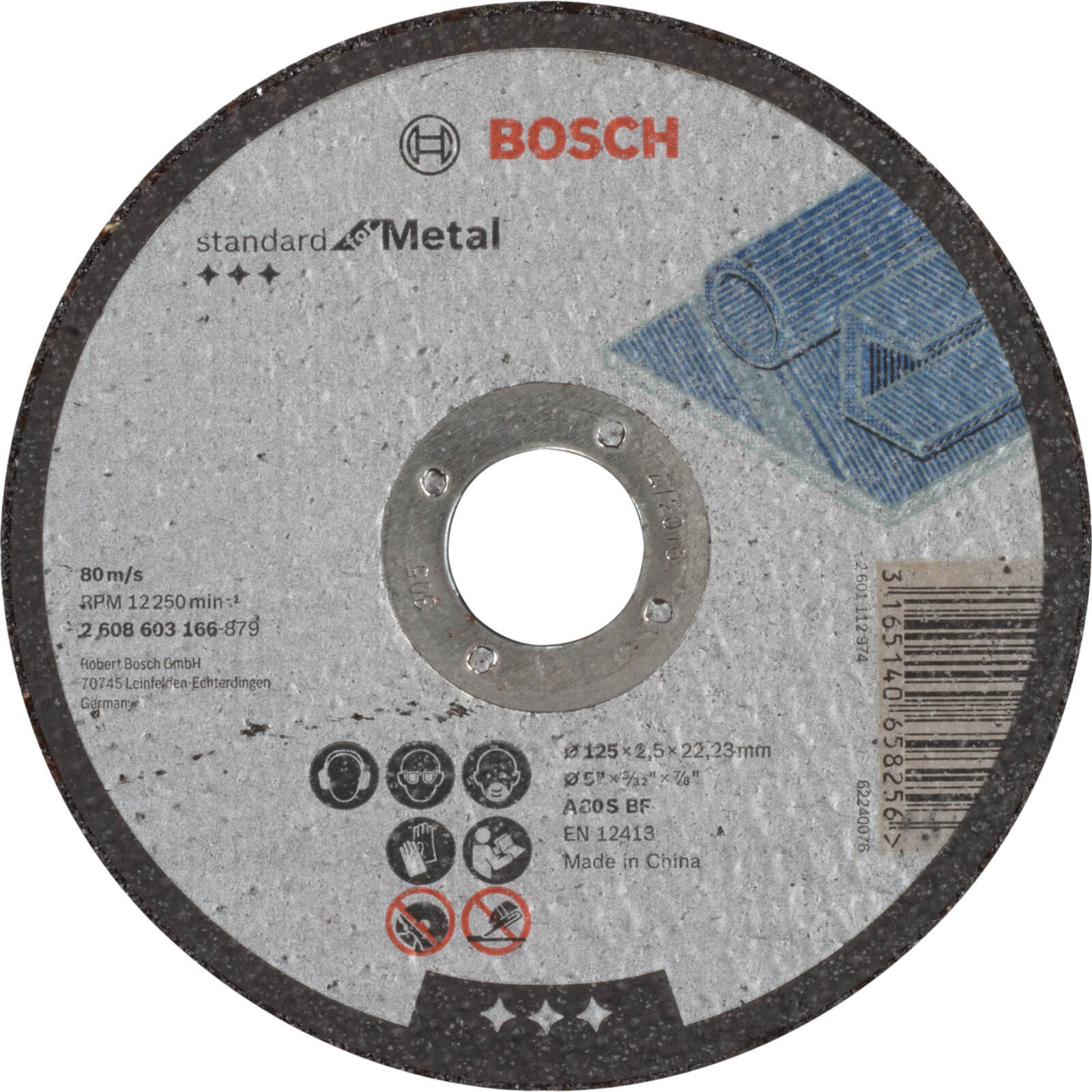 Photo of Bosch Standard Metal Cutting Disc 125mm 2.5mm 22mm