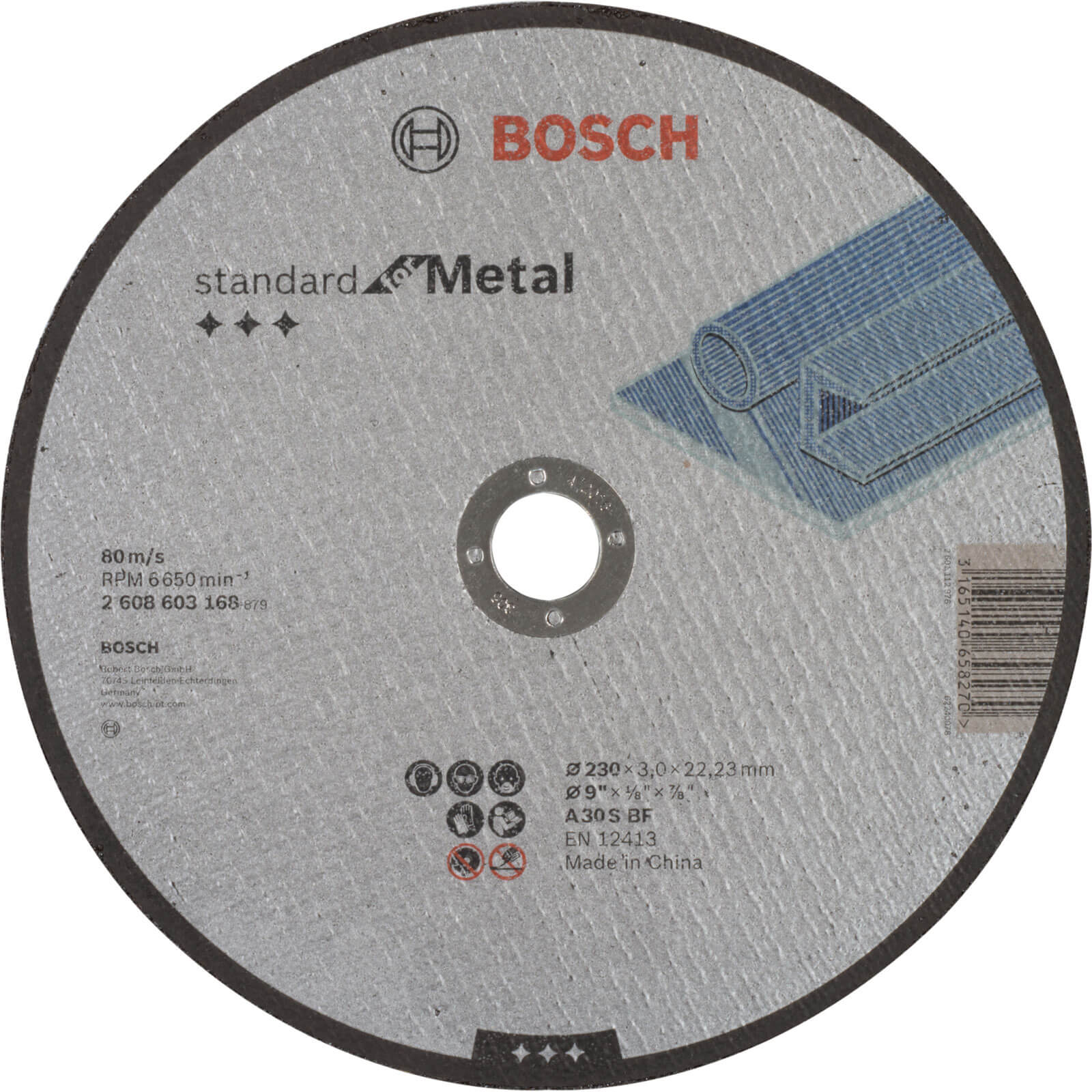 Photo of Bosch Standard Metal Cutting Disc 230mm 3mm 22mm