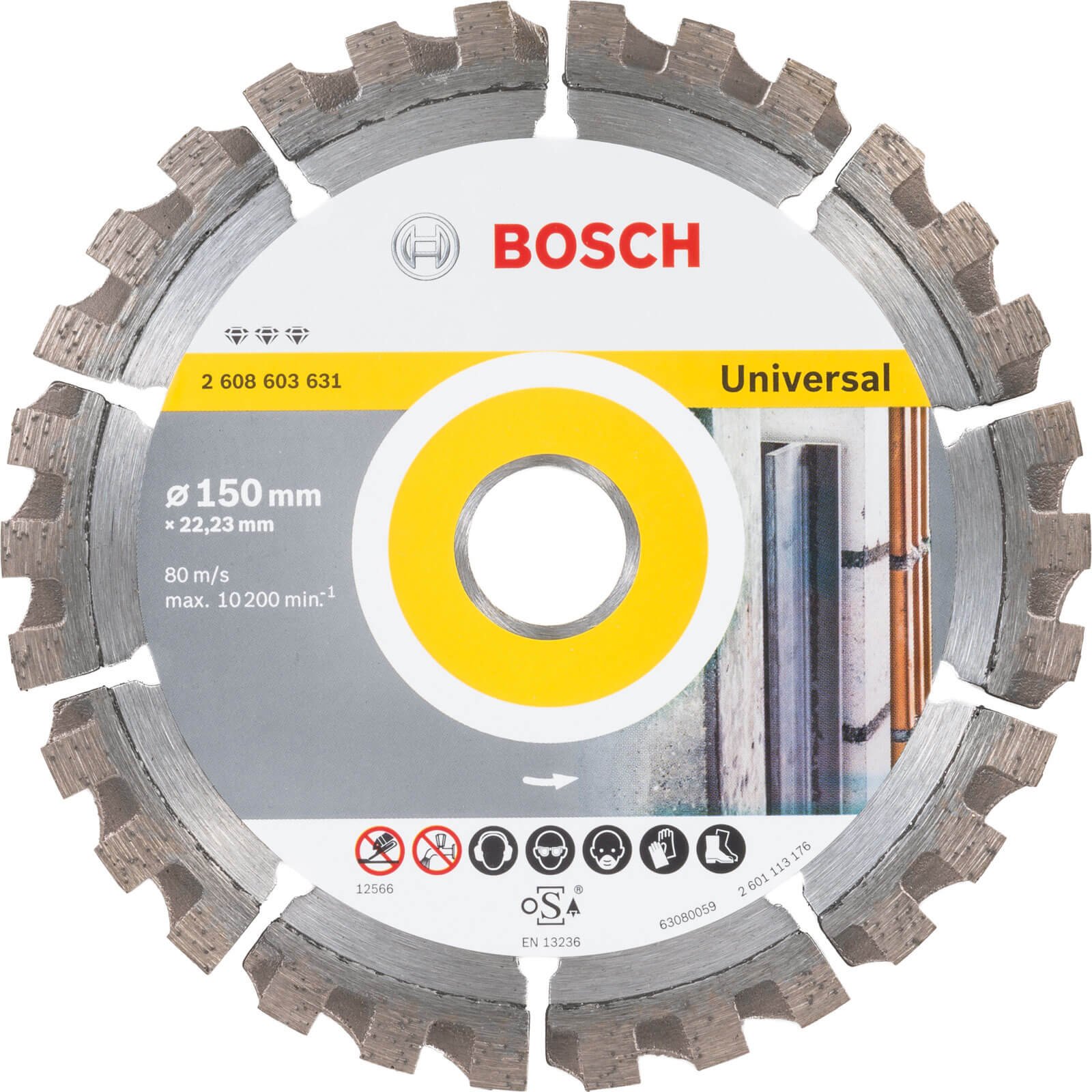 Photo of Bosch Best Universal Diamond Cutting Disc 150mm 2.4mm 22mm