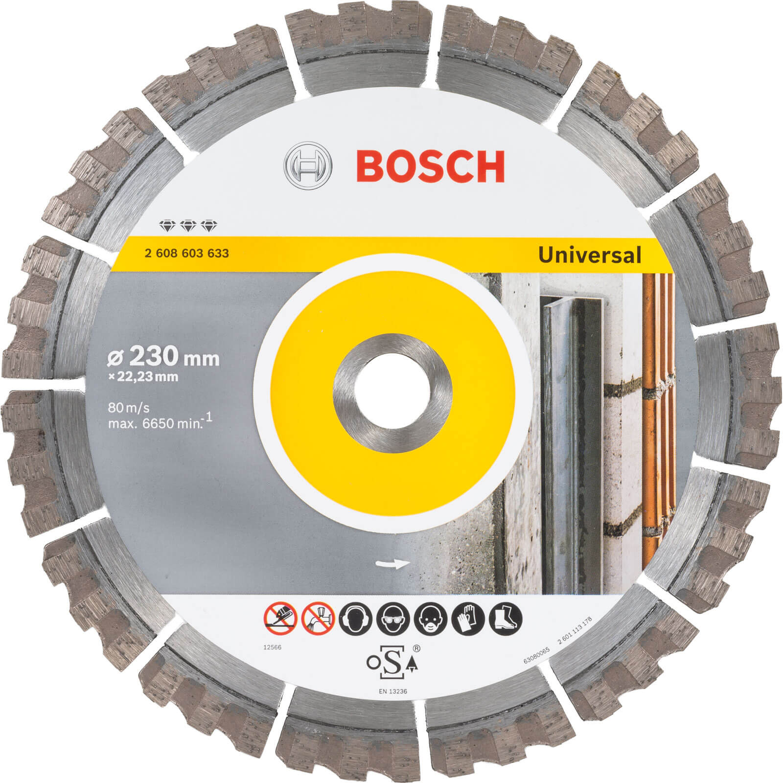 Photo of Bosch Best Universal Diamond Cutting Disc 230mm 2.4mm 22mm