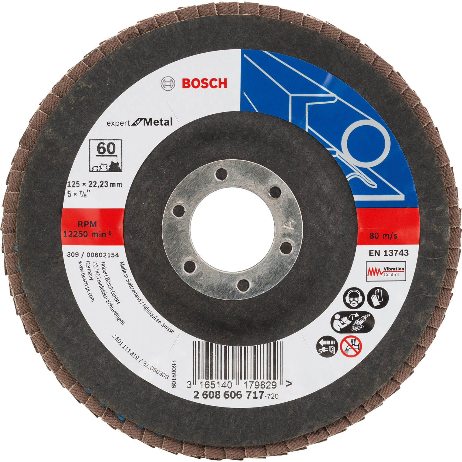 Photo of Bosch Expert X551 For Metal Angled Flap Disc 125mm 60g Pack Of 1