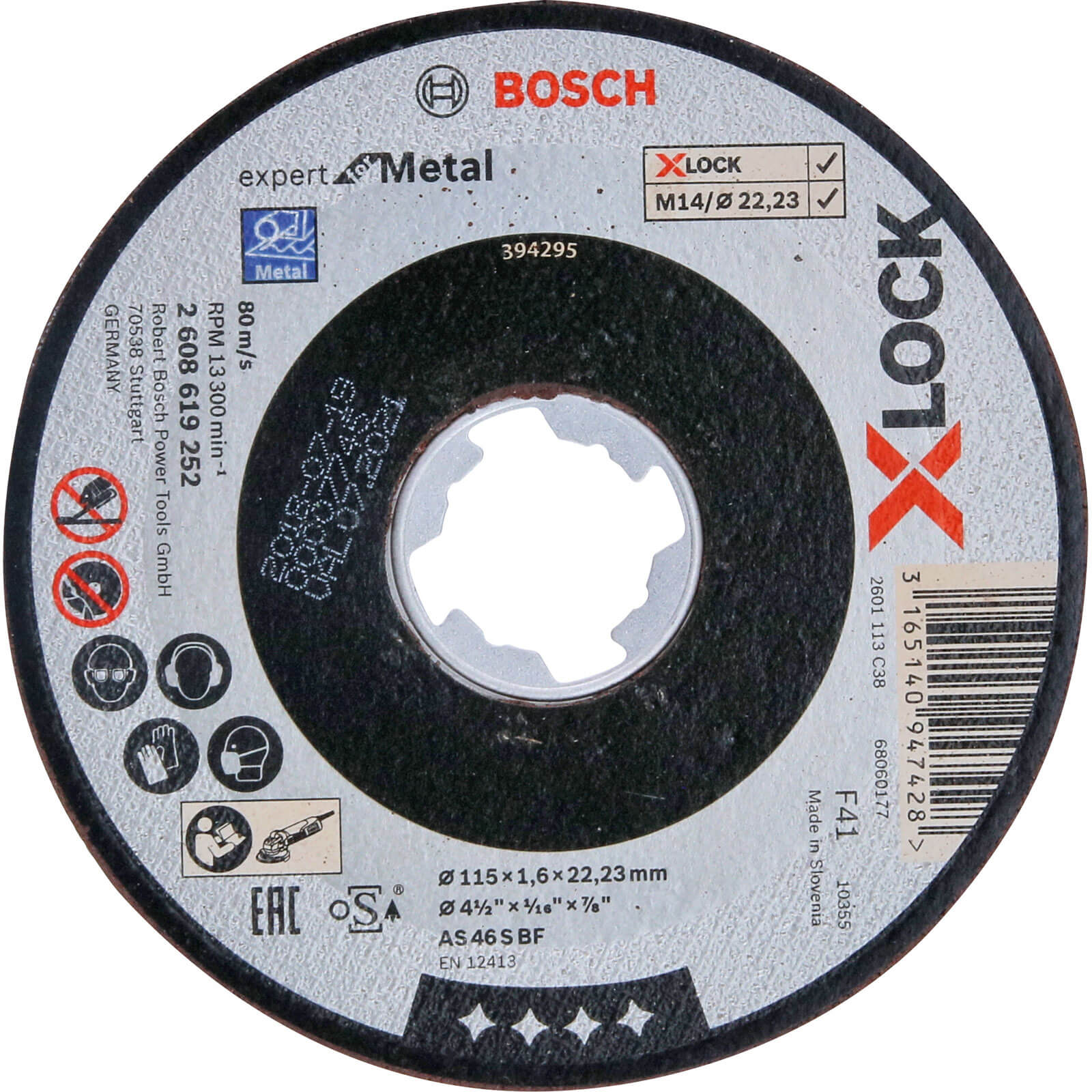Photo of Bosch Expert X Lock Metal Cutting Disc 115mm 1.6mm 22mm