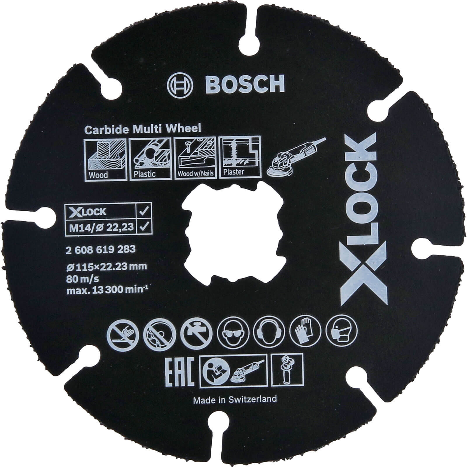 Photo of Bosch X Lock Carbide Multi Cutting Disc 115mm 1mm 22mm