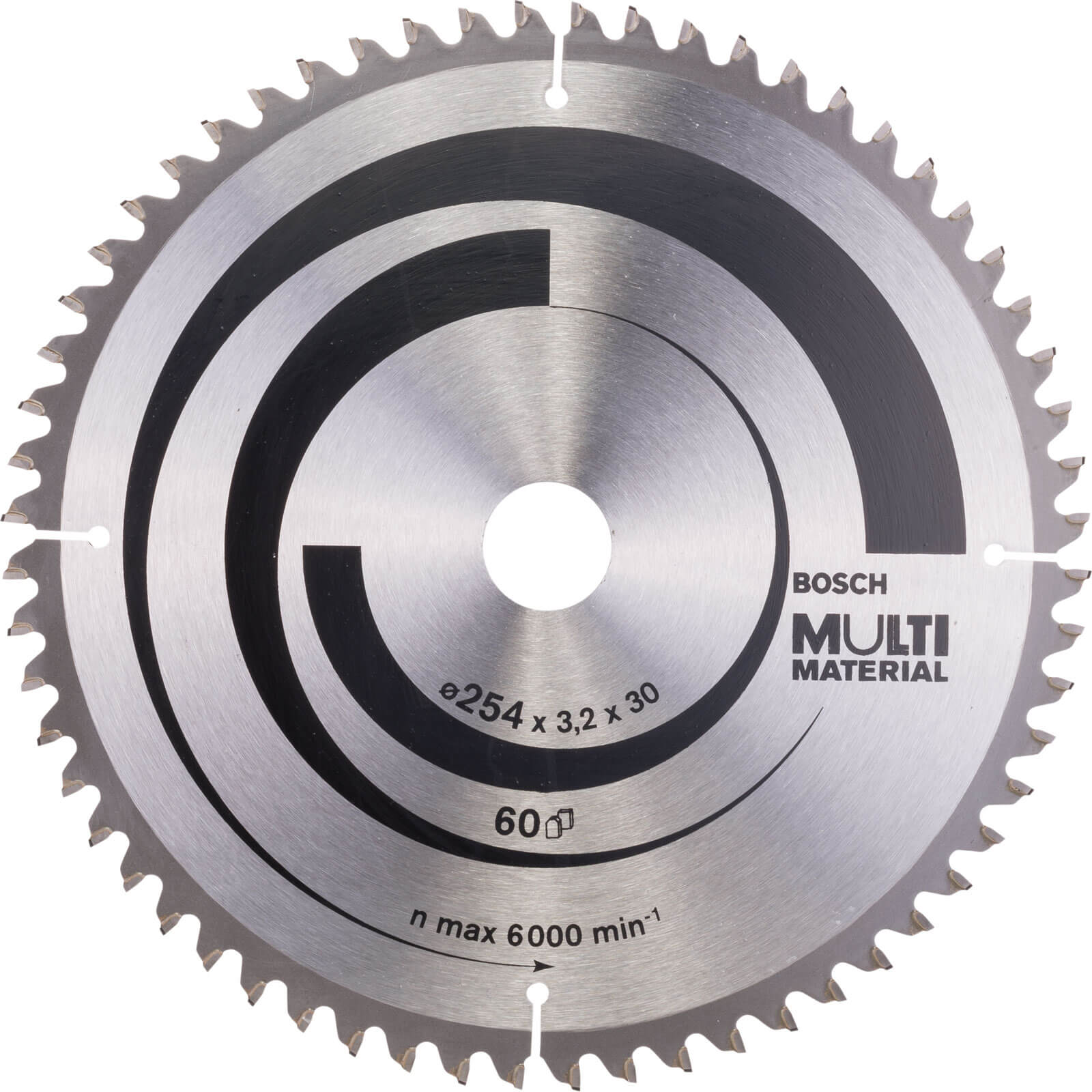 Photo of Bosch Multi Material Cutting Mitre And Table Saw Blade 254mm 60t 30mm