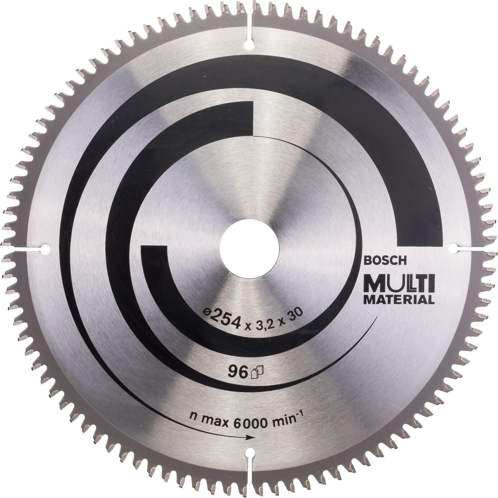 Photo of Bosch Multi Material Cutting Mitre And Table Saw Blade 254mm 96t 30mm