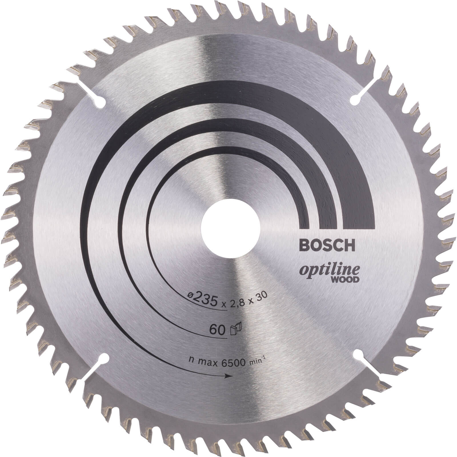 Photo of Bosch Optiline Wood Cutting Saw Blade 235mm 60t 30mm