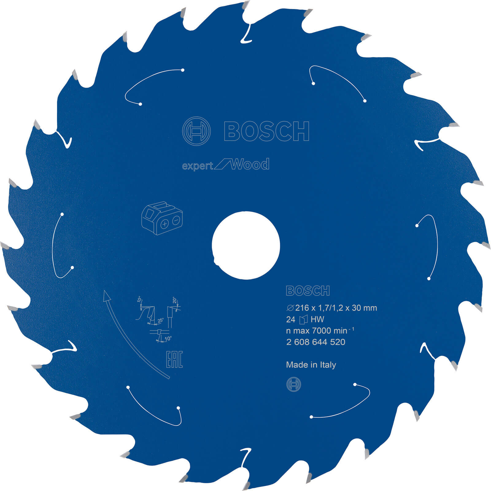 Photo of Bosch Expert Wood Cutting Table Saw Blade 216mm 24t 30mm