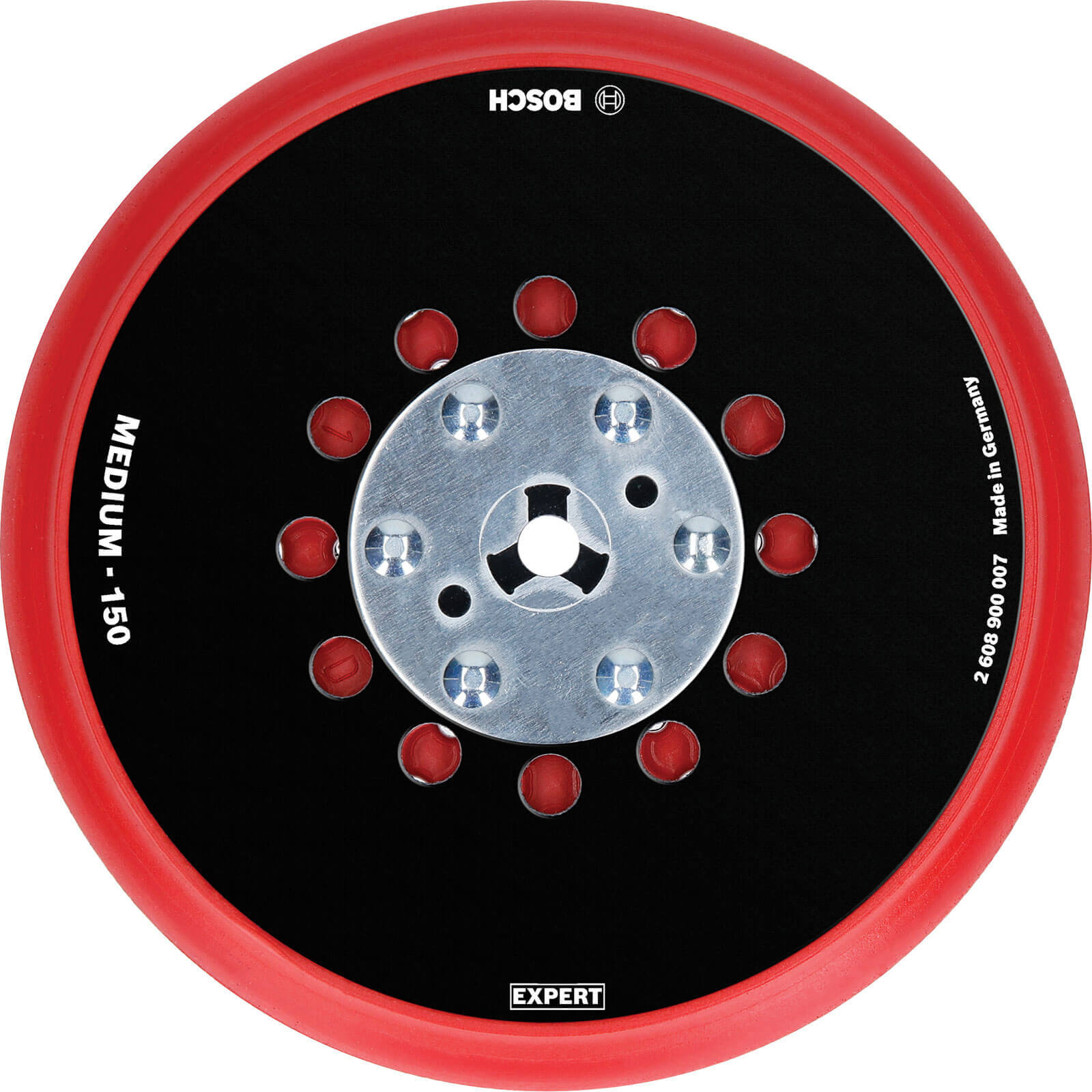 Photo of Bosch Expert Multihole Medium Backing Pads Universal 150mm 150mm