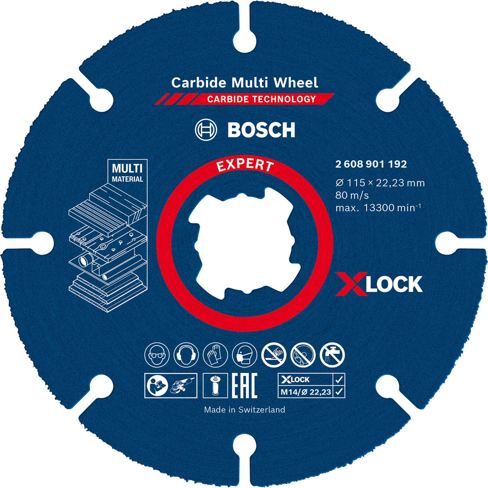 Photo of Bosch Expert X Lock Carbide Multi Cutting Disc 115mm Pack Of 1