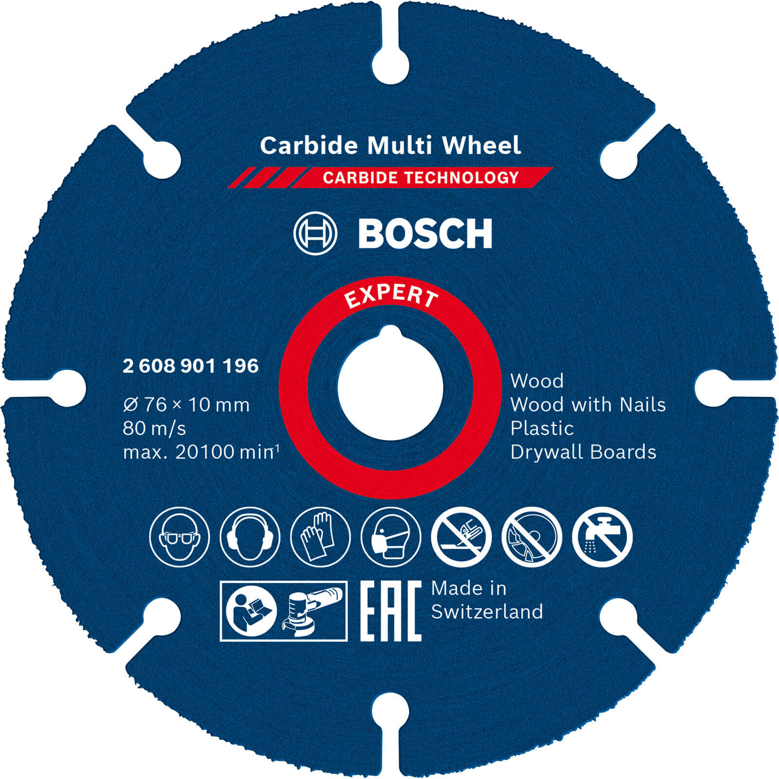 Photo of Bosch Expert Carbide Multi Cutting Disc 76mm Pack Of 1