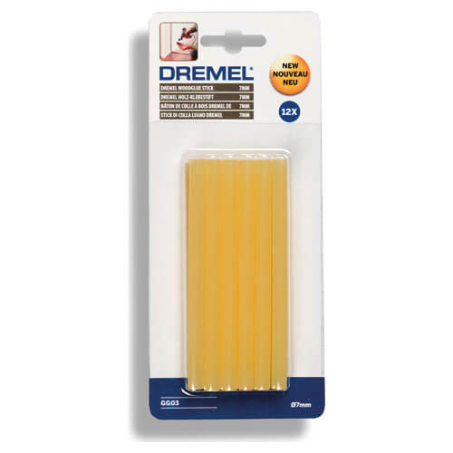 Photo of Dremel Wood Glue Sticks 7mm 100mm Pack Of 12