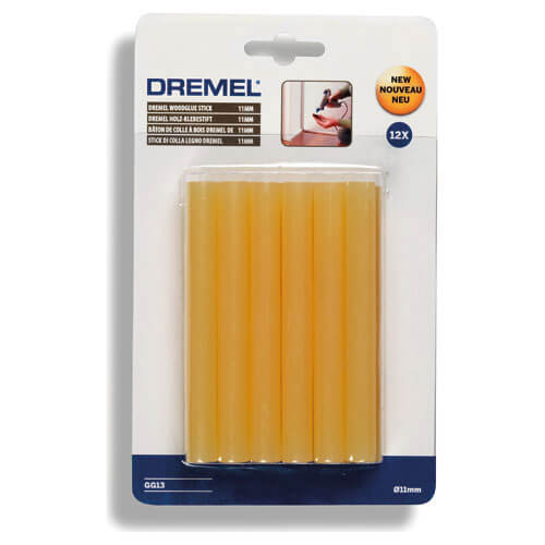 Photo of Dremel Wood Glue Sticks 11mm 100mm Pack Of 12