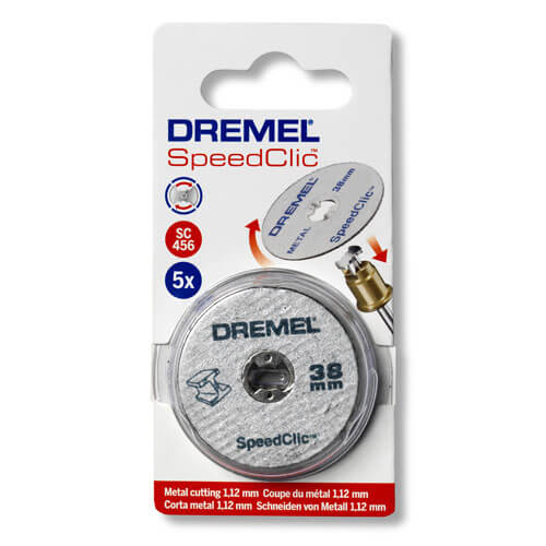 Photo of Dremel Sc456 Ez Speedclic 38mm Metal Cutting Wheels 38mm Pack Of 5