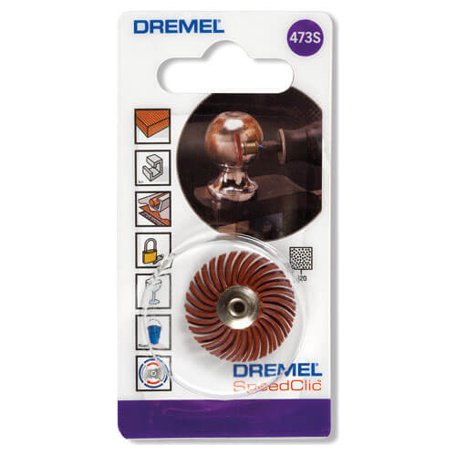 Photo of Dremel Ez Speedclic Detail Abrasive Brush 25mm 220g Pack Of 1