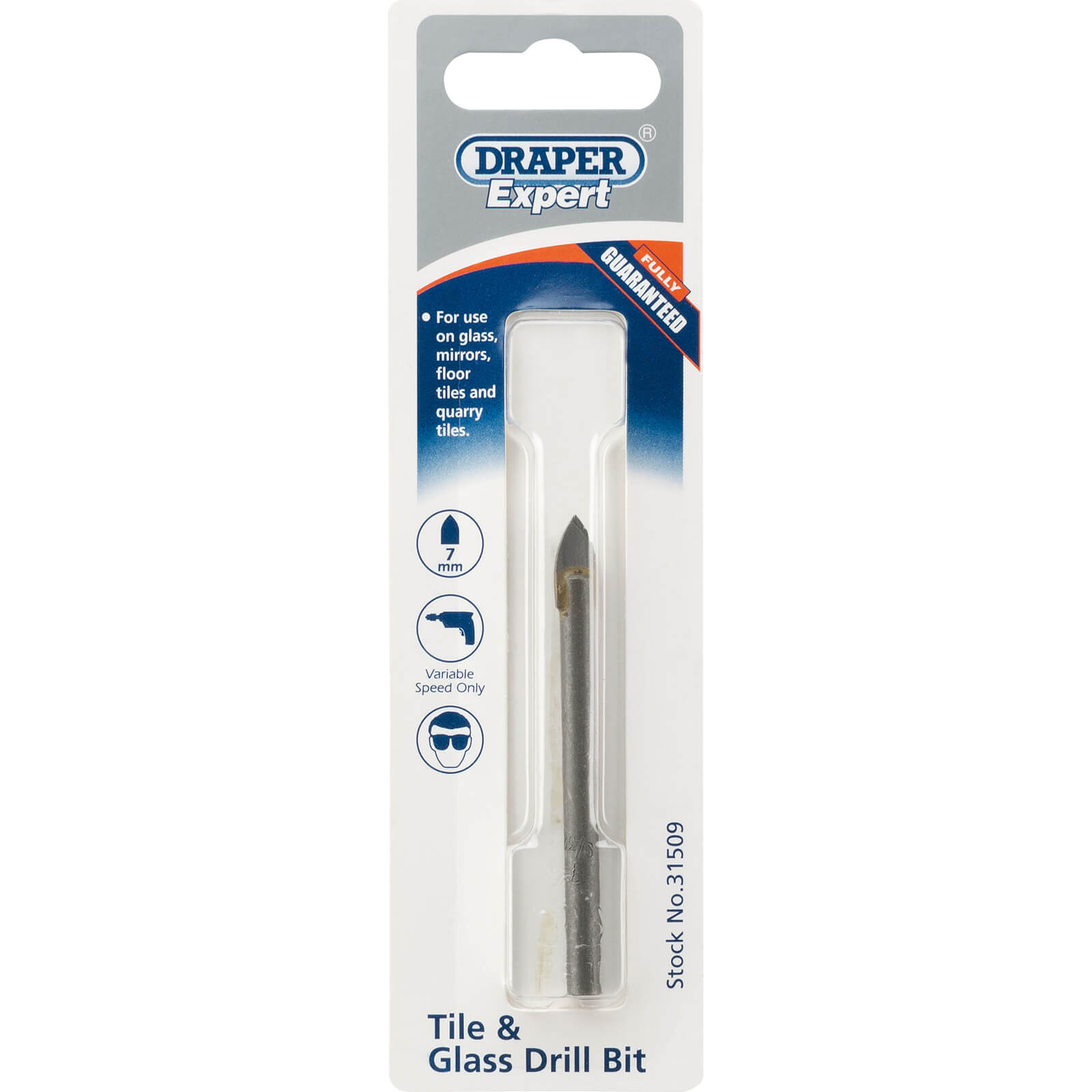 Photo of Draper Expert Tile And Glass Drill Bit 7mm