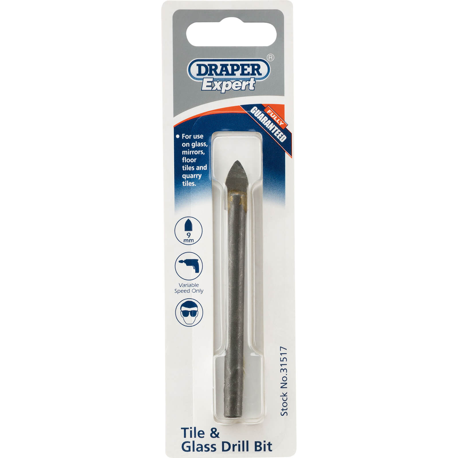 Photo of Draper Expert Tile And Glass Drill Bit 9mm