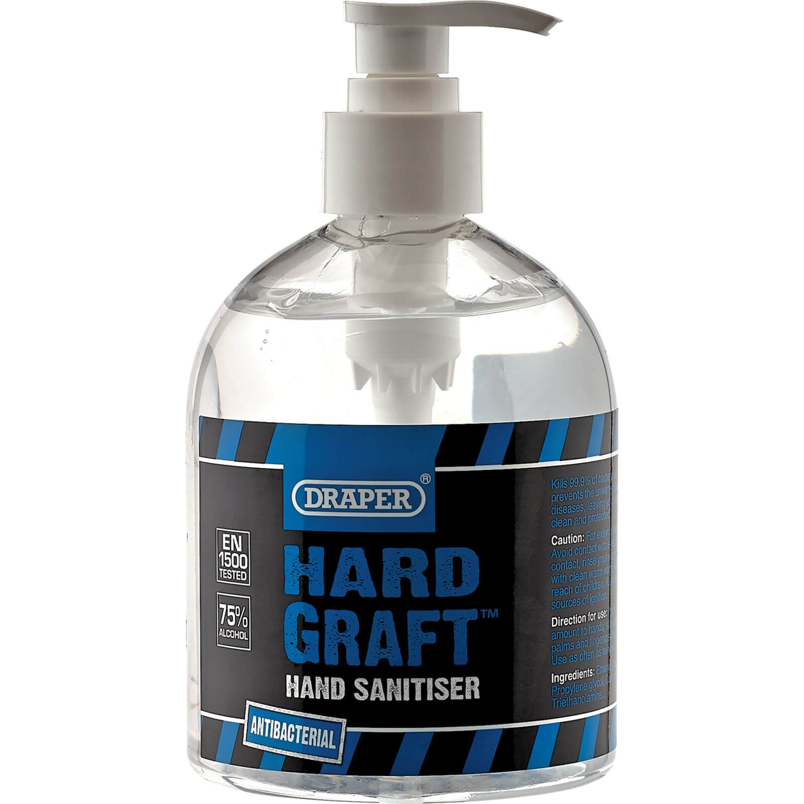 Photo of Draper Hard Graft Antibacterial Hand Sanitiser 500ml