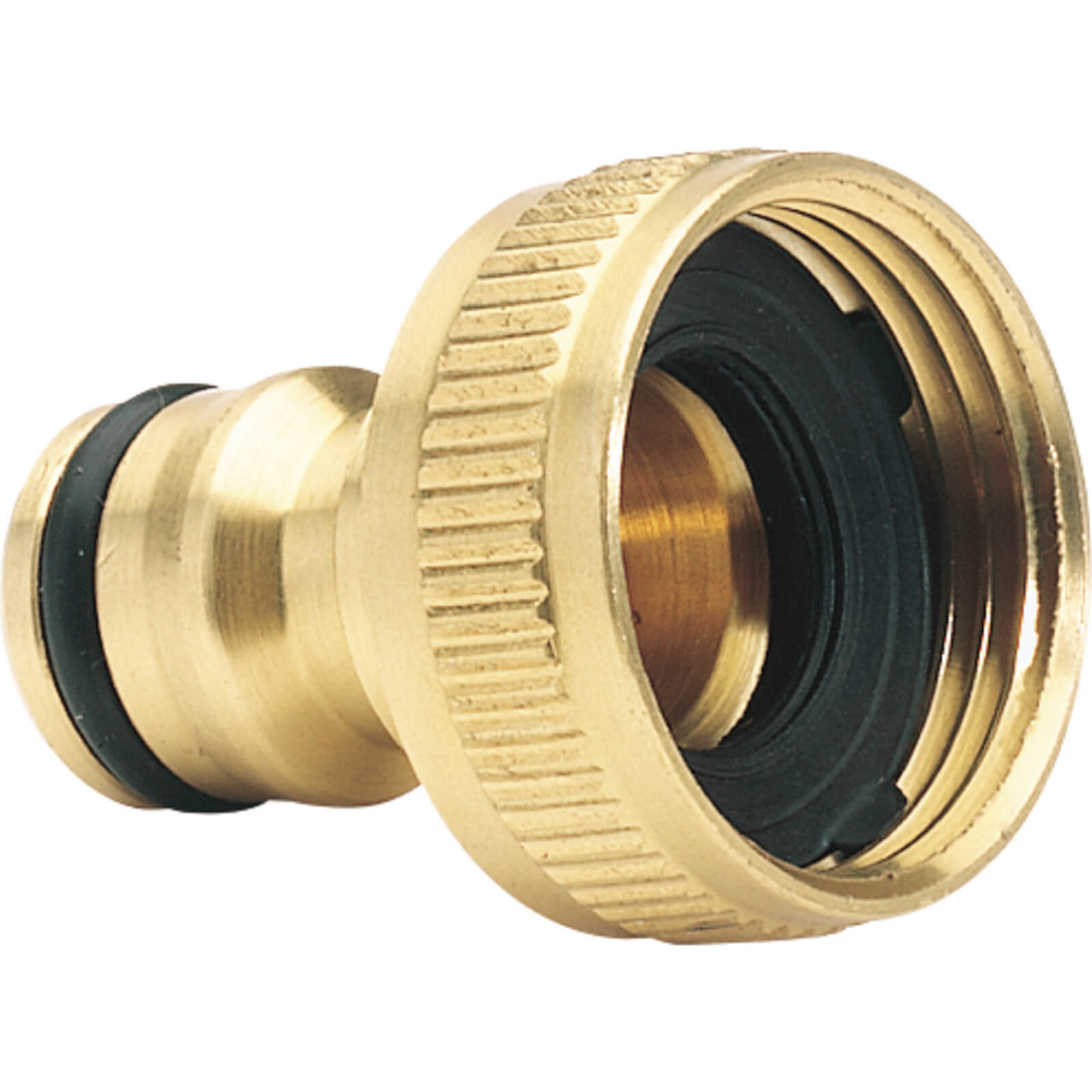 Photo of Draper Expert Brass Hose Pipe Tap Connector 3/4