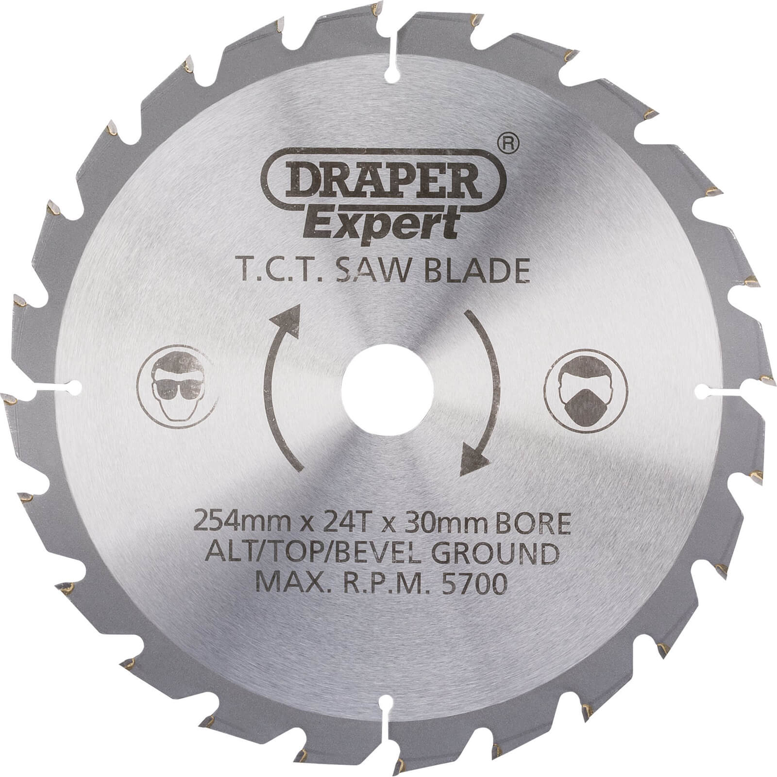Photo of Draper Expert Circular Saw Blade 254mm 24t 30mm