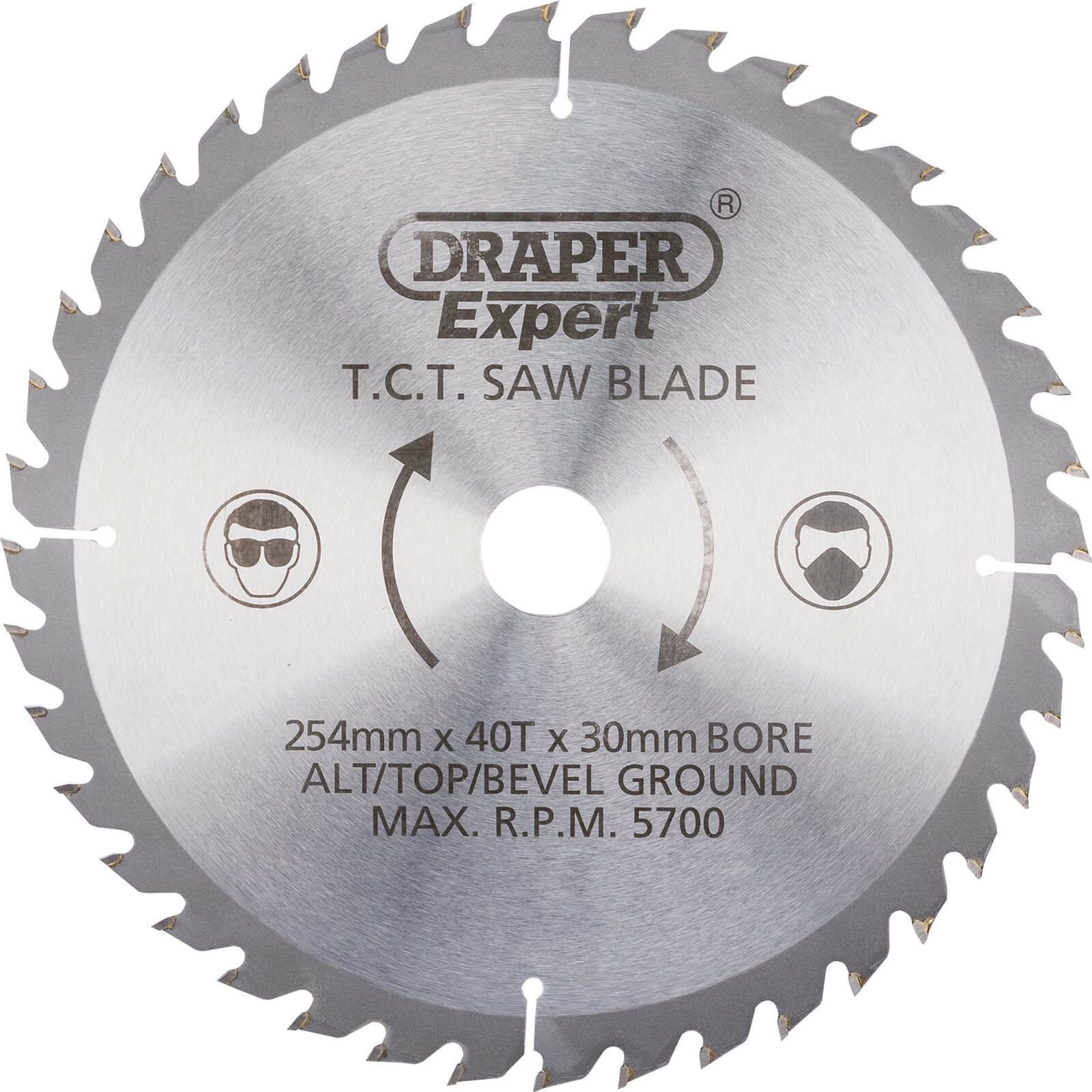 Photo of Draper Expert Circular Saw Blade 254mm 40t 30mm