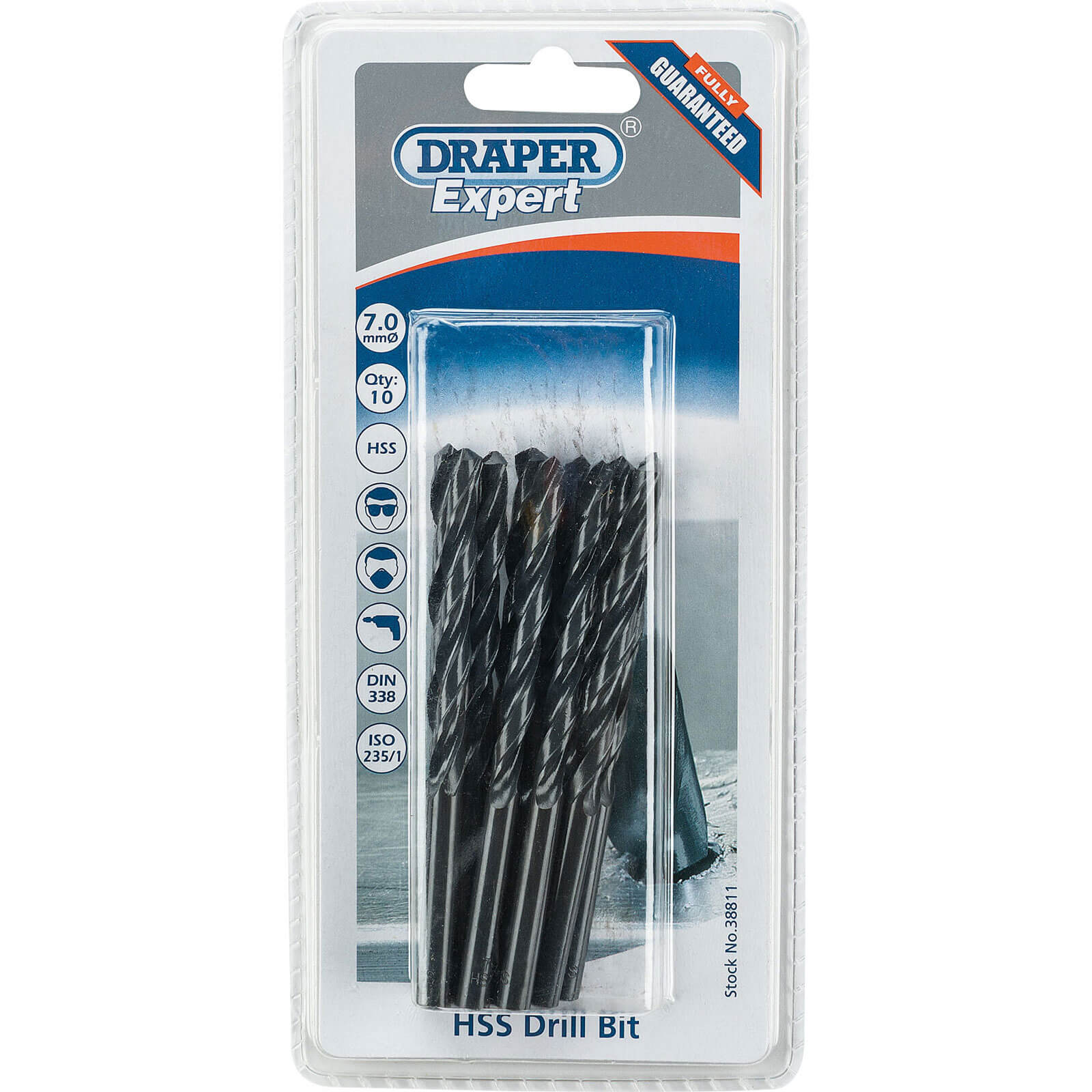 Photo of Draper Expert Hss Drill Bit 7mm Pack Of 10