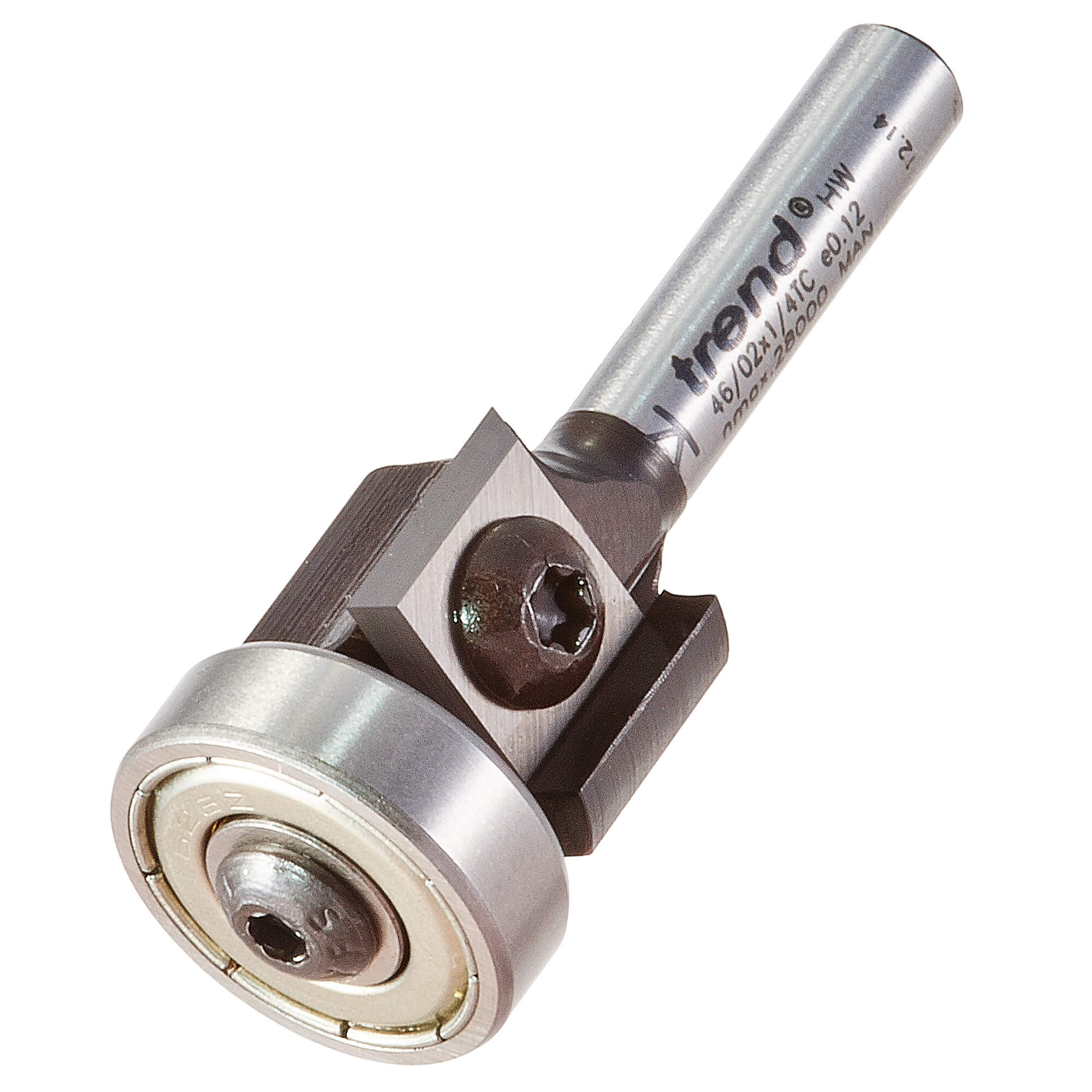 Photo of Trend Rotatip Trimmer Bearing Guided Router Cutter 19mm 12mm 1/4