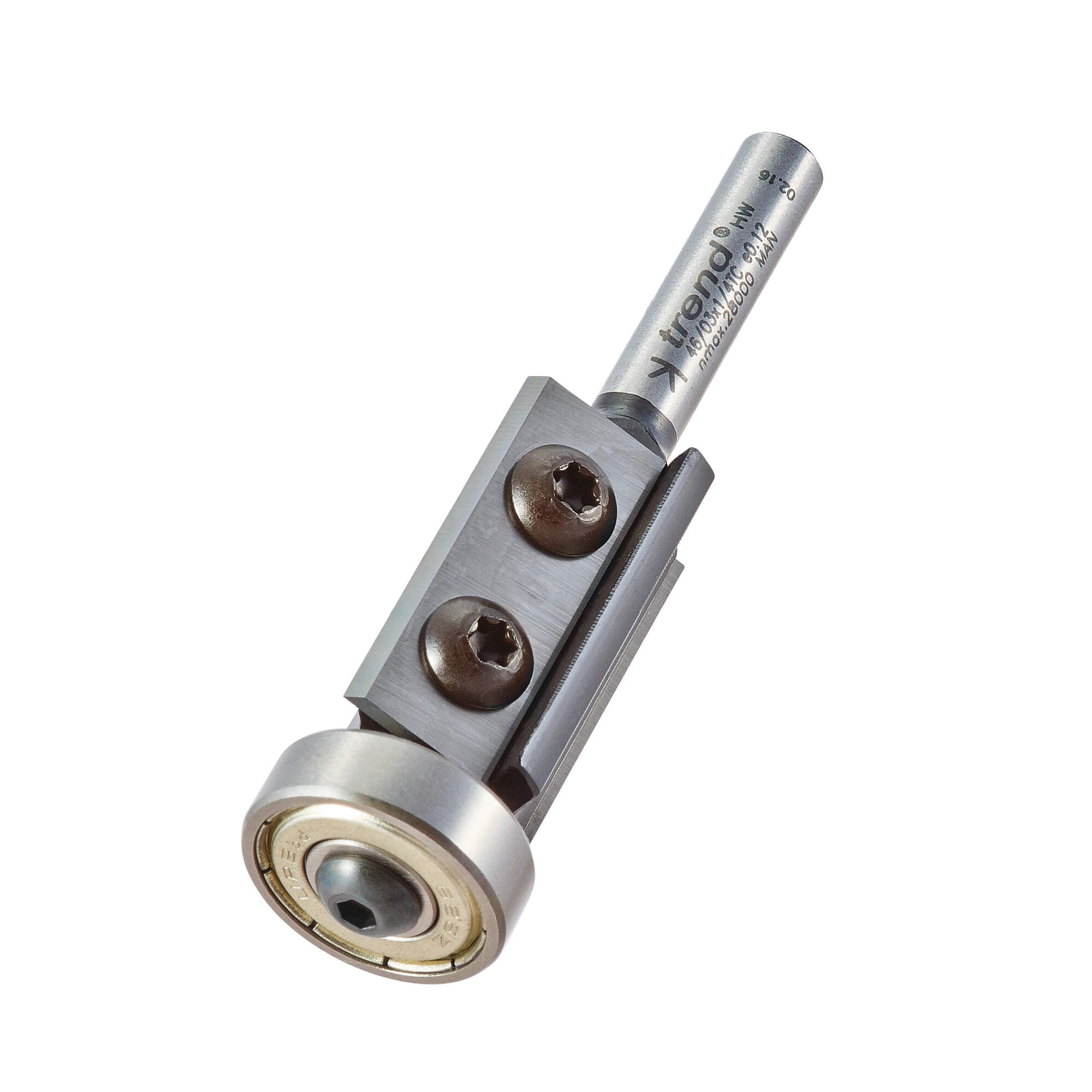 Photo of Trend Rotatip Trimmer Bearing Guided Router Cutter 19mm 30mm 1/4
