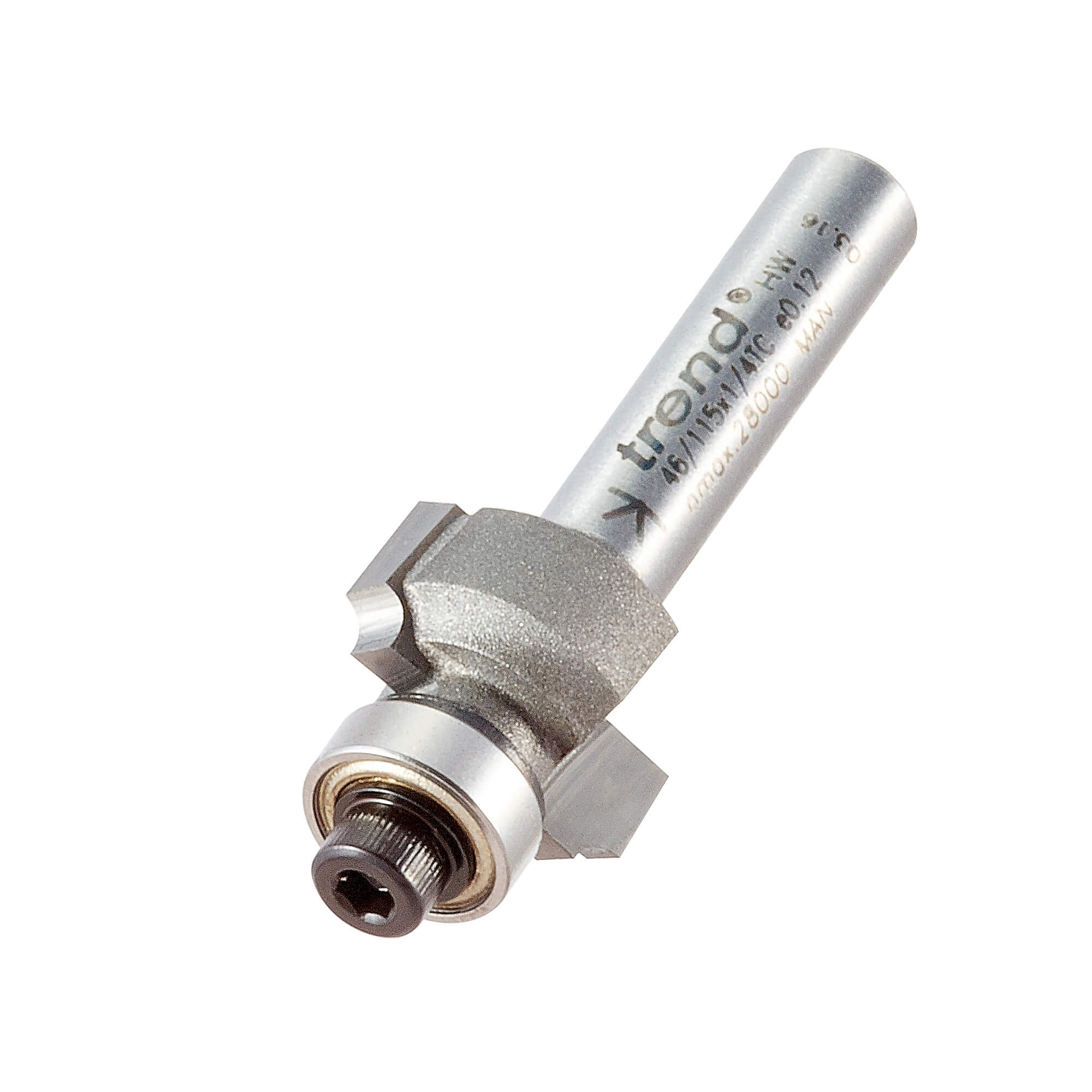 Photo of Trend Bearing Guided Ovolo And Round Router Cutter 15.9mm 7.9mm 1/4