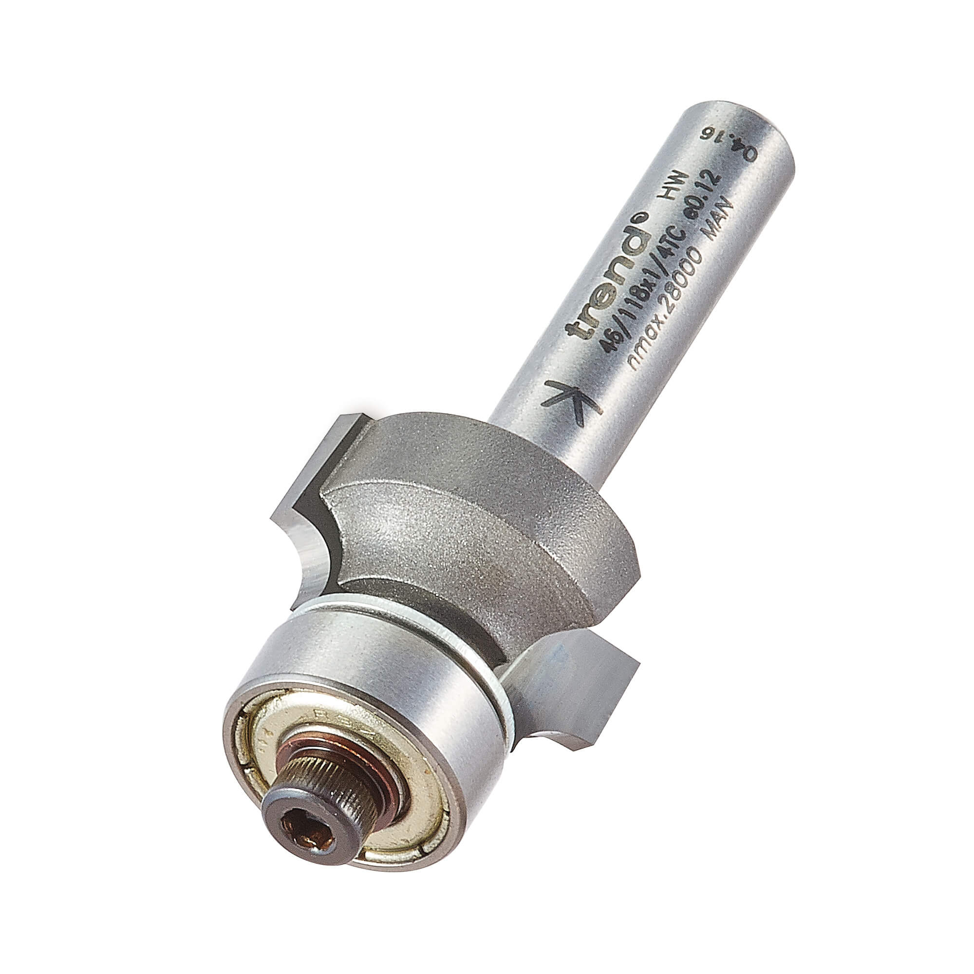 Photo of Trend Bearing Guided Ovolo And Round Router Cutter 18.7mm 9.5mm 1/4