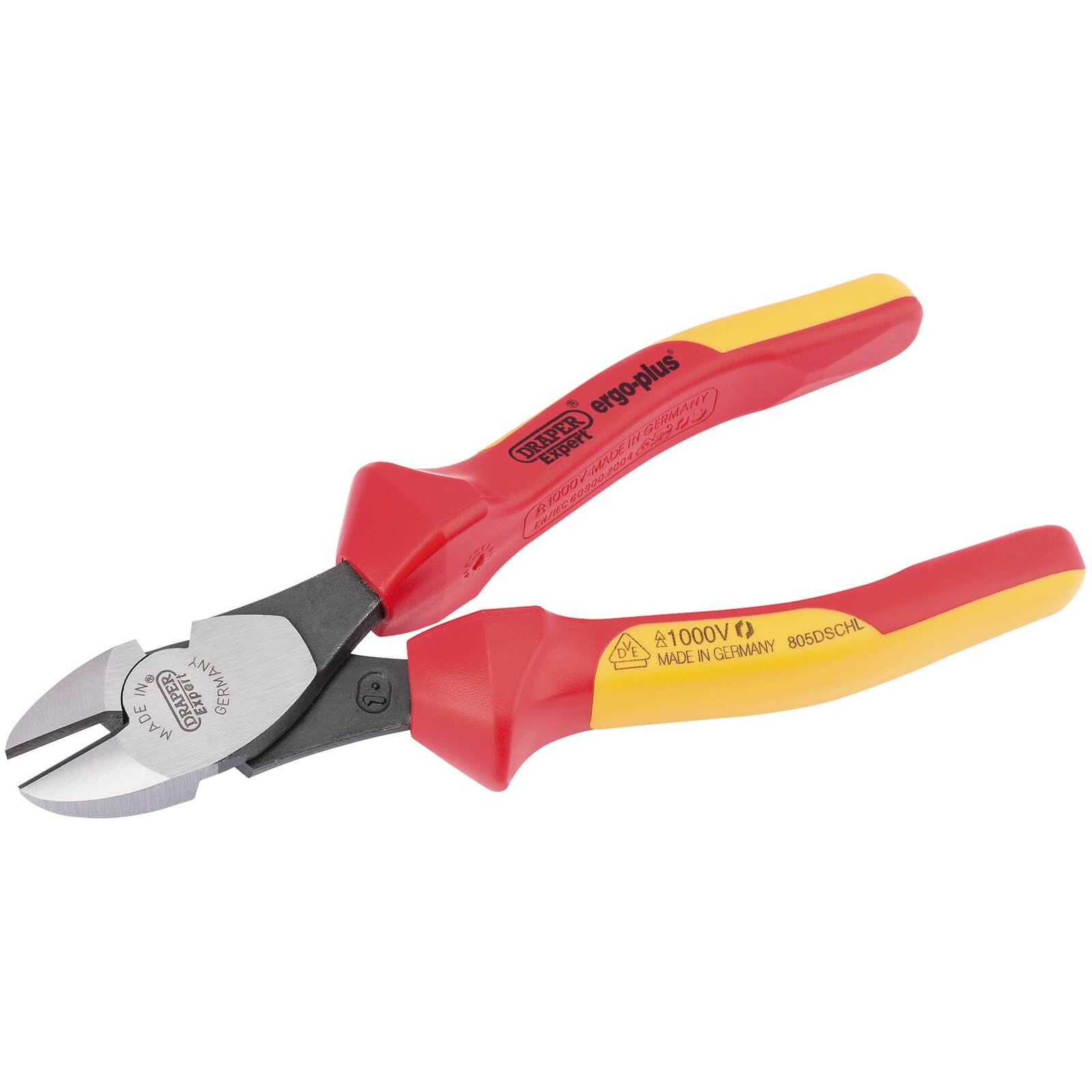 Photo of Draper Expert Ergo Plus Vde Insulated High Leverage Side Cutters 180mm