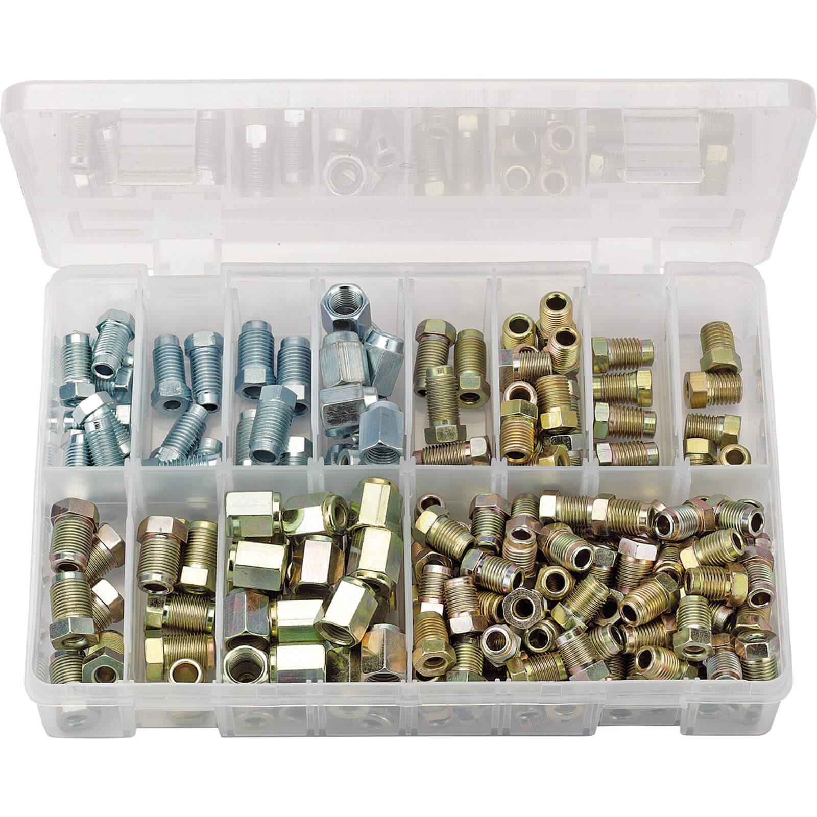 Photo of Draper Expert 205 Piece Brake Pipe Fitting Kit Male And Female