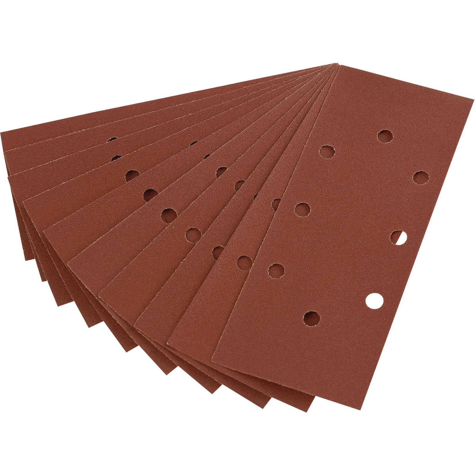 Photo of Draper Punched Clip On 1/3 Sanding Sheets 92mm X 230mm 120g Pack Of 10
