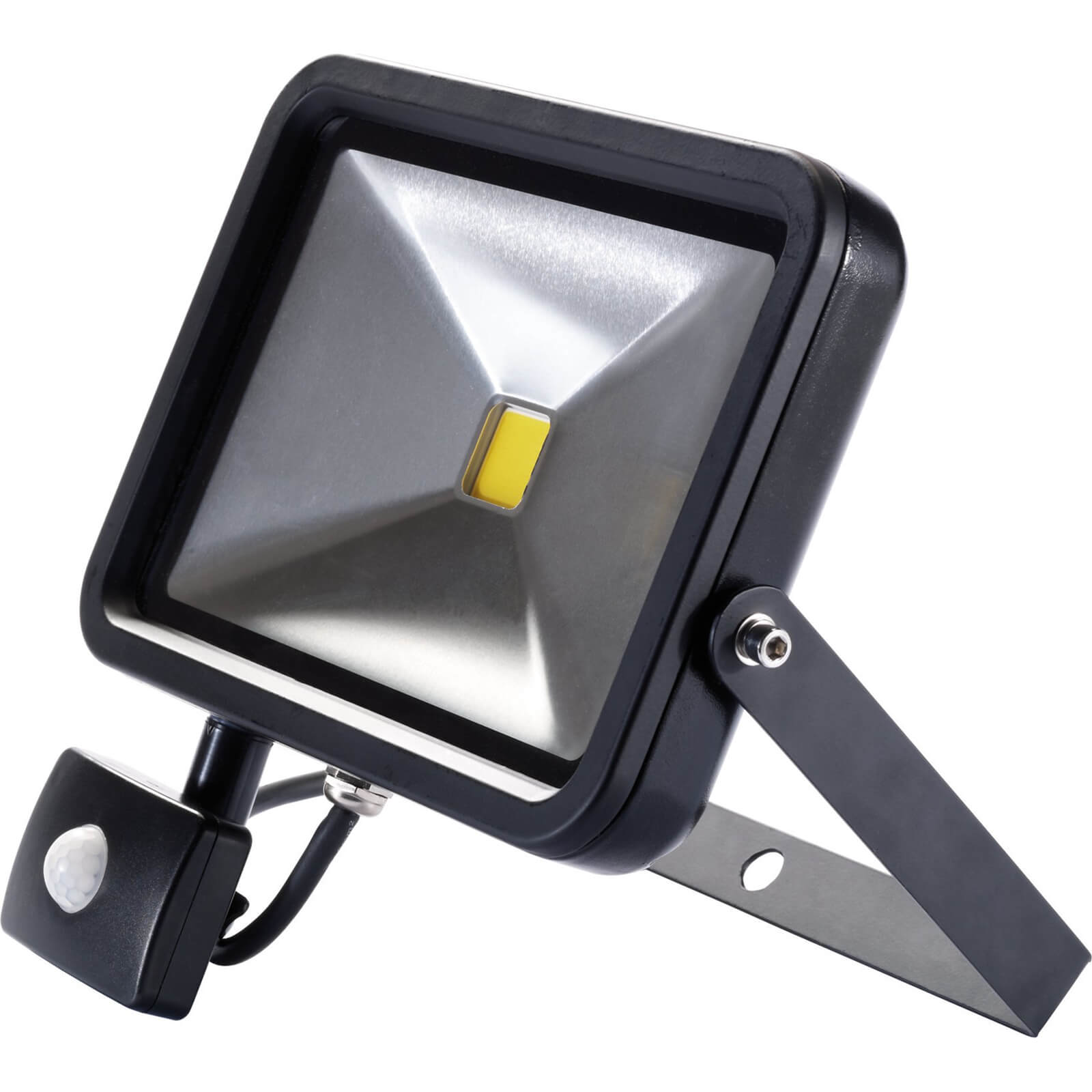 Photo of Draper Cob Led Slimeline Wall Mounted Floodlight With Pir 30 Watts