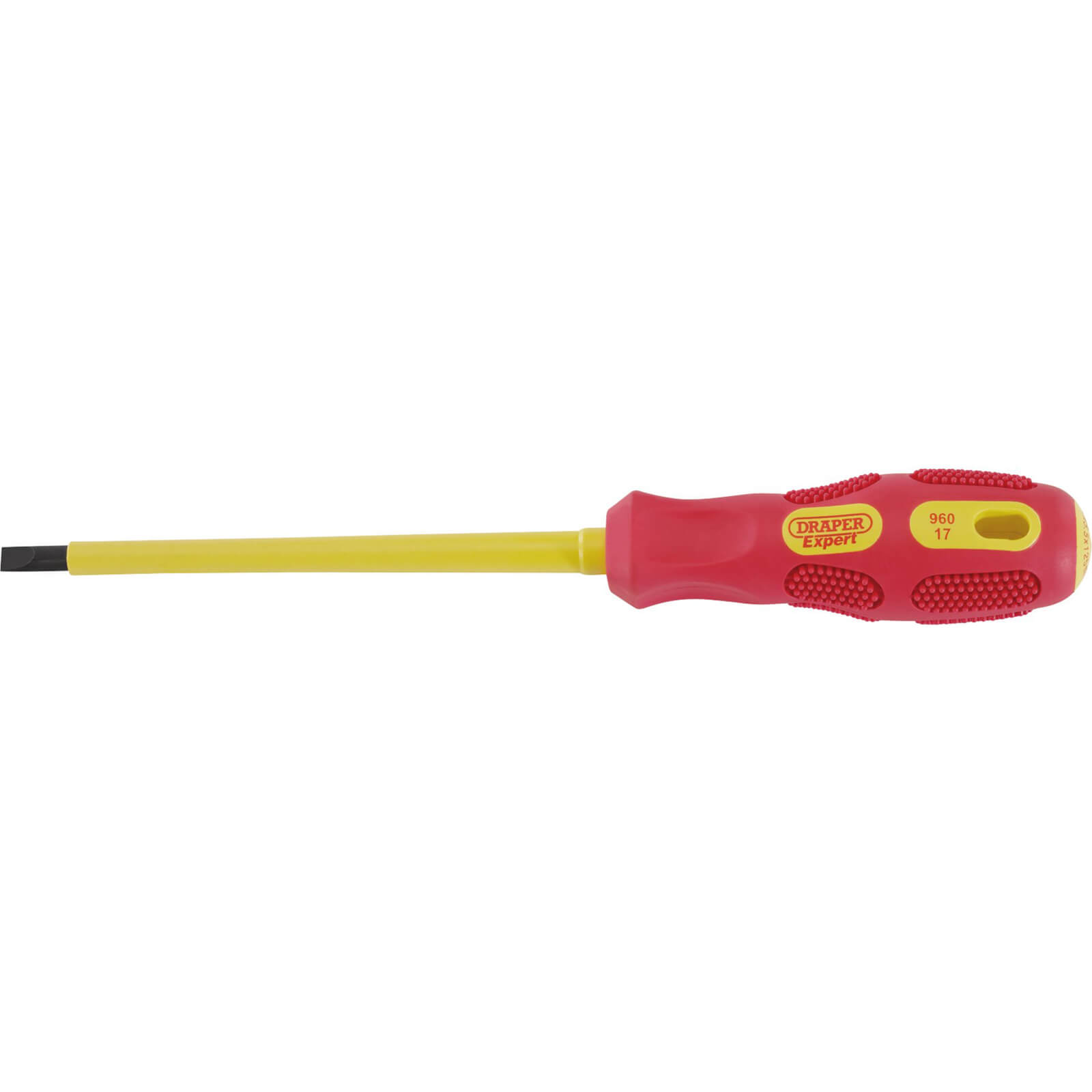 Photo of Draper Expert Vde Insulated Parallel Slotted Screwdriver 5.5mm 125mm