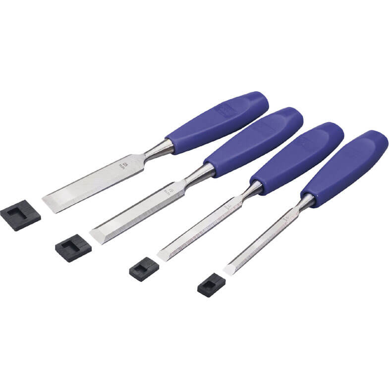 Photo of Draper 4 Piece Bevel Edge Wood Chisel Set