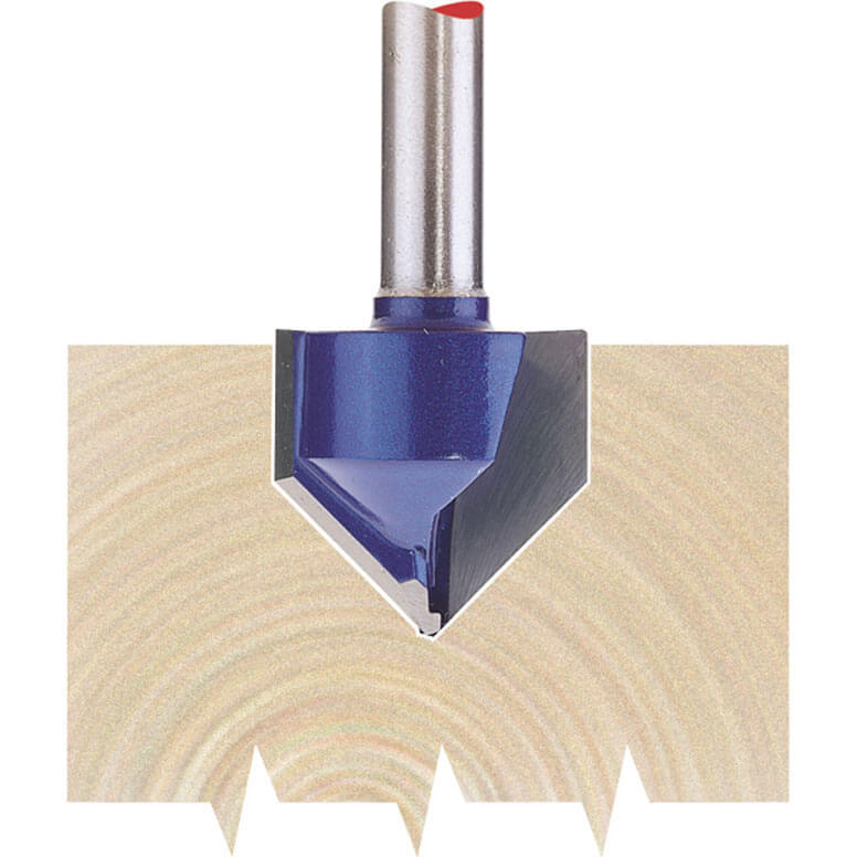 Photo of Draper V Groove Router Cutter 19mm 19mm 1/4